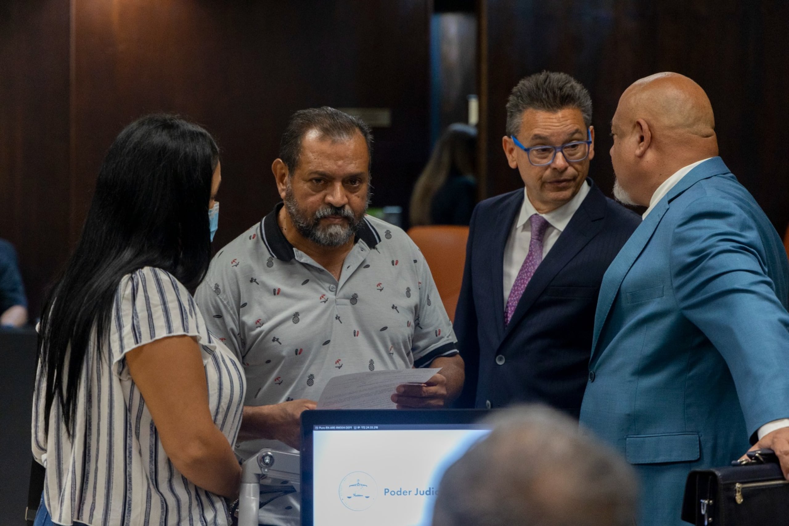 Miguel González Varela compareció al Tribunal de Arecibo para la vista preliminar en su contra.