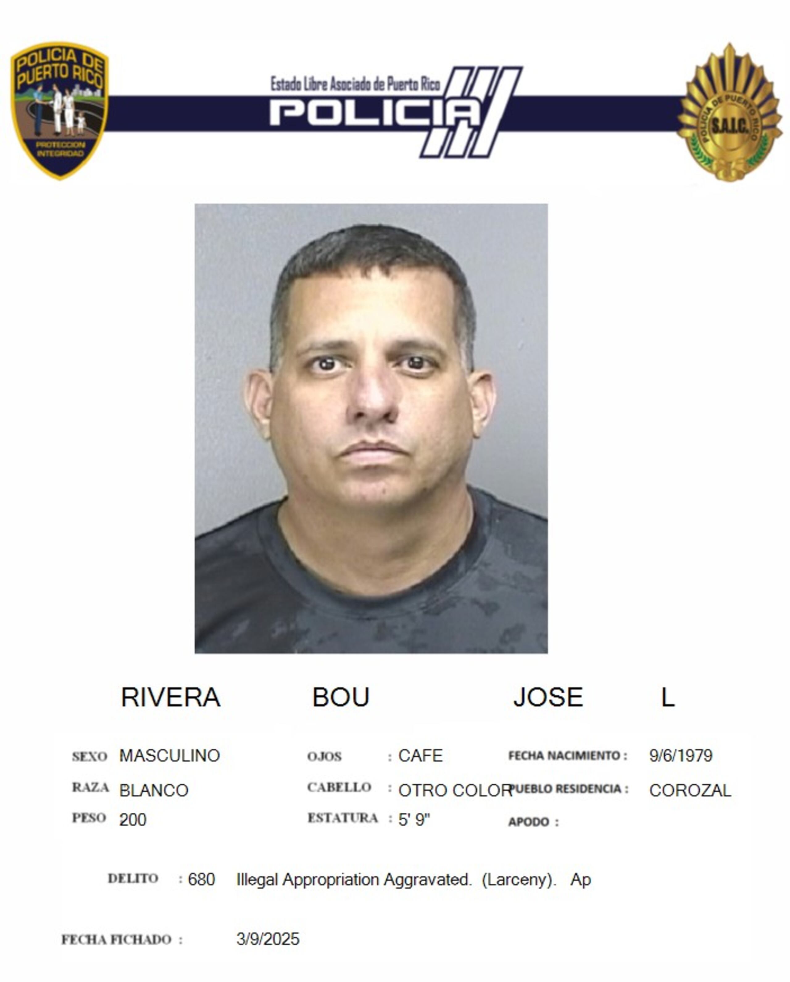 José L. Rivera Boy, enfrenta cargos por apropiación ilegal agravada del dinero de varias personas a quienes les prometió confeccionar gabinetes de cocina y no cumplió.