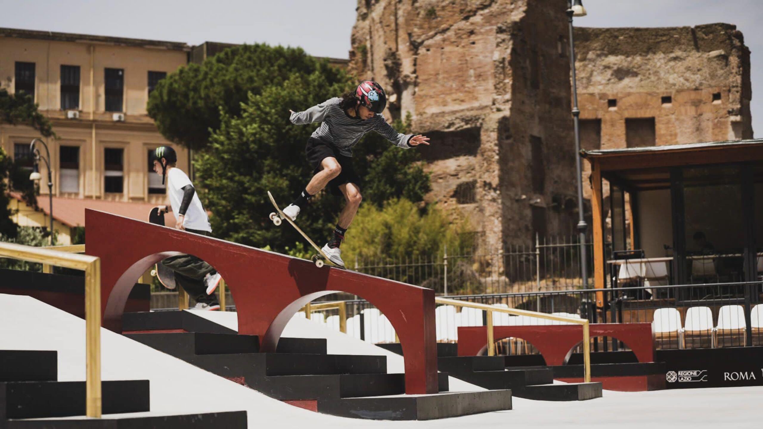 Carlos Puigdollers se balancea en su ejecución.
