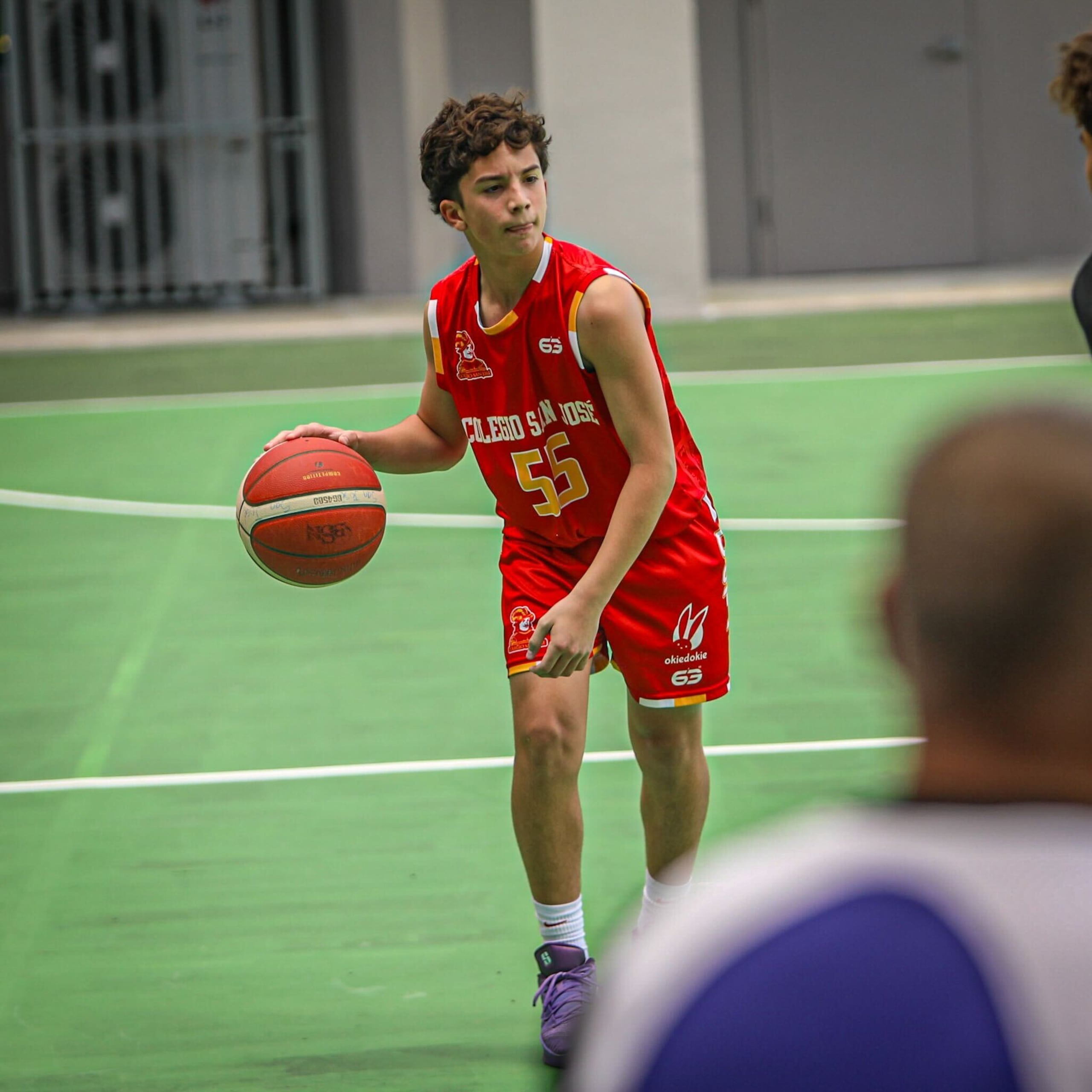 Sebastián Barea durante un partido con el Colegio San José de Río Piedras.