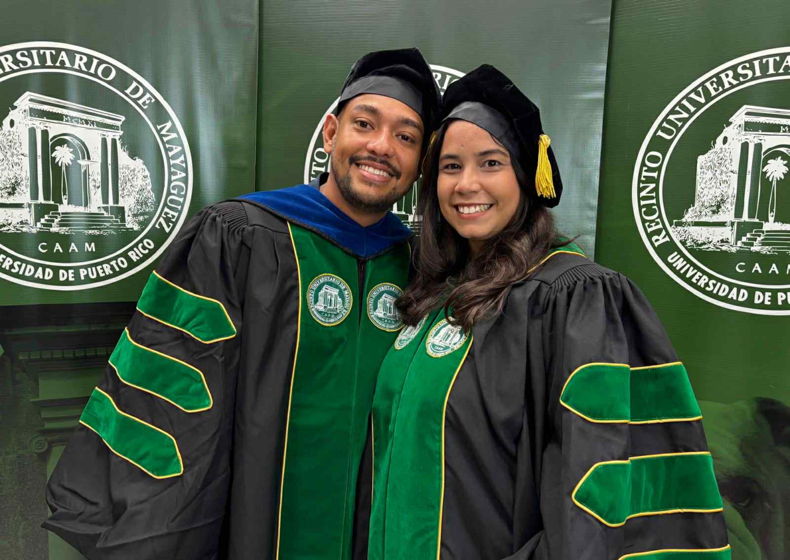 Karla Andrea Echeverría Altamar y Jairo José Orozco Sandoval están agradecidos del apoyo que han recibido en Puerto Rico desde su llegada en el 2016.