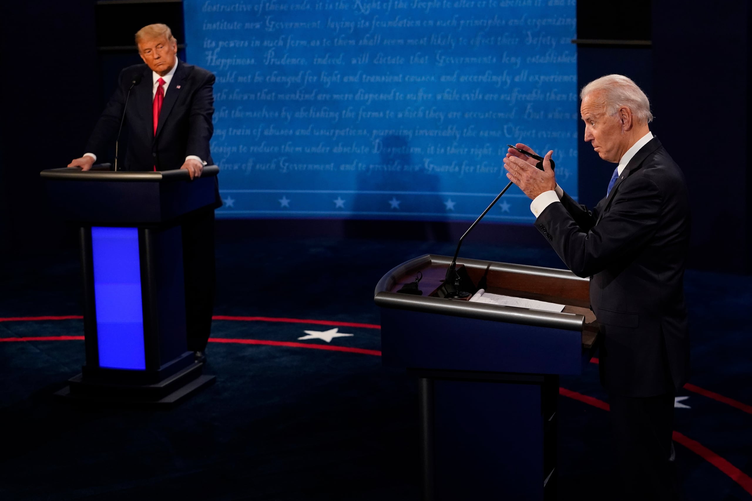 Donald Trump y Joe Biden.