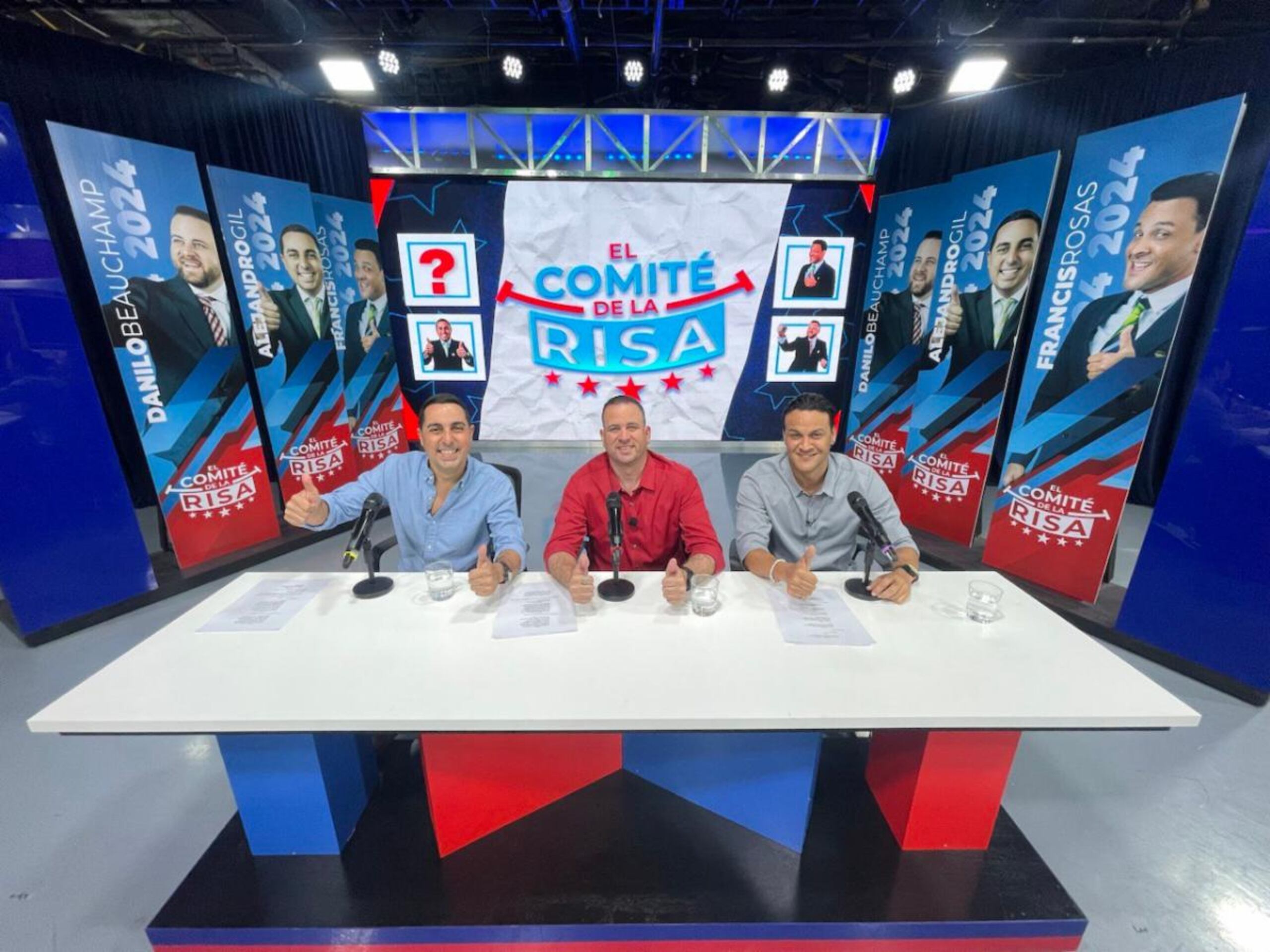El trío de comediantes hará de las suyas por espacio de una hora.