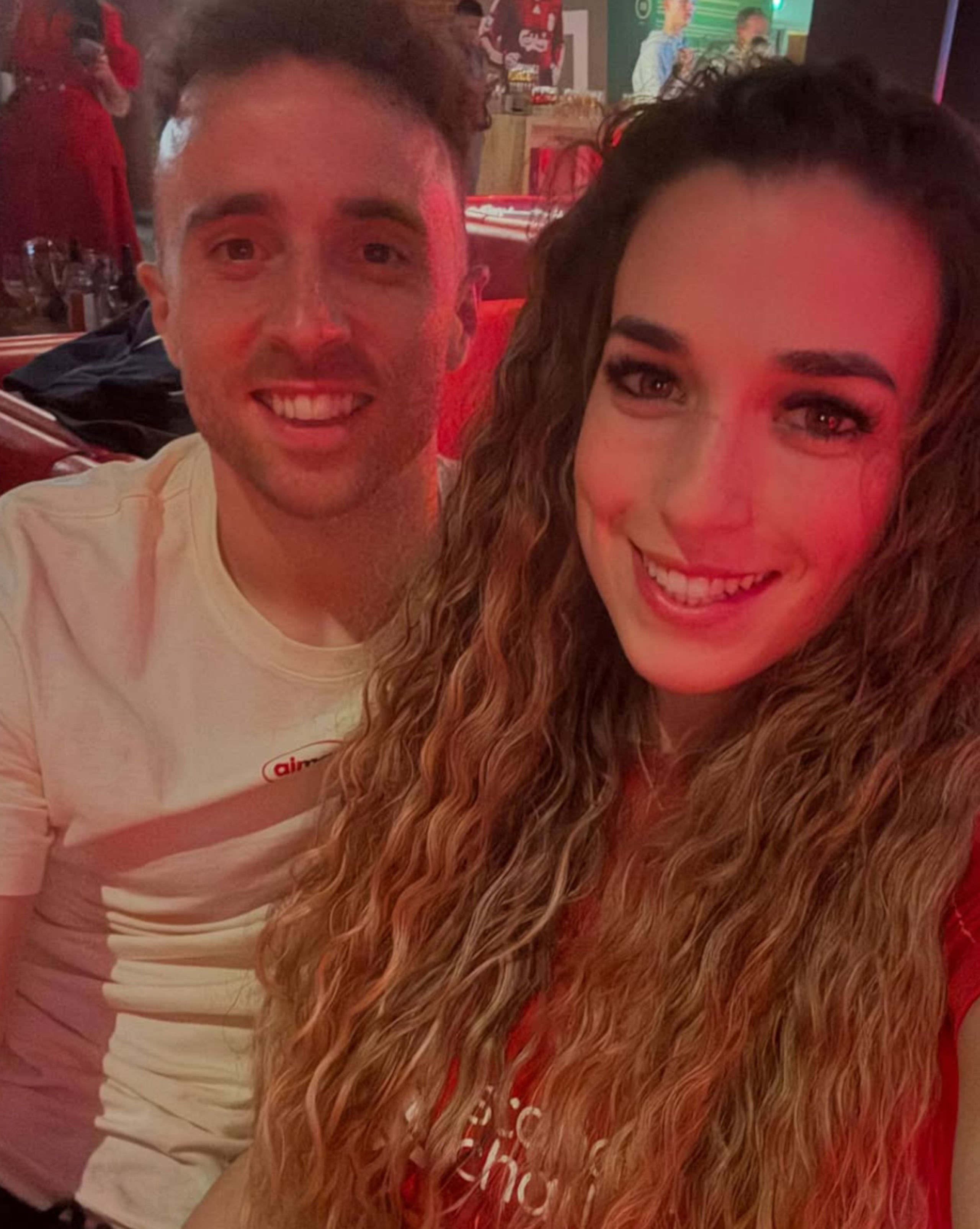 Diogo Jotay su esposa, Rute Cardoso.