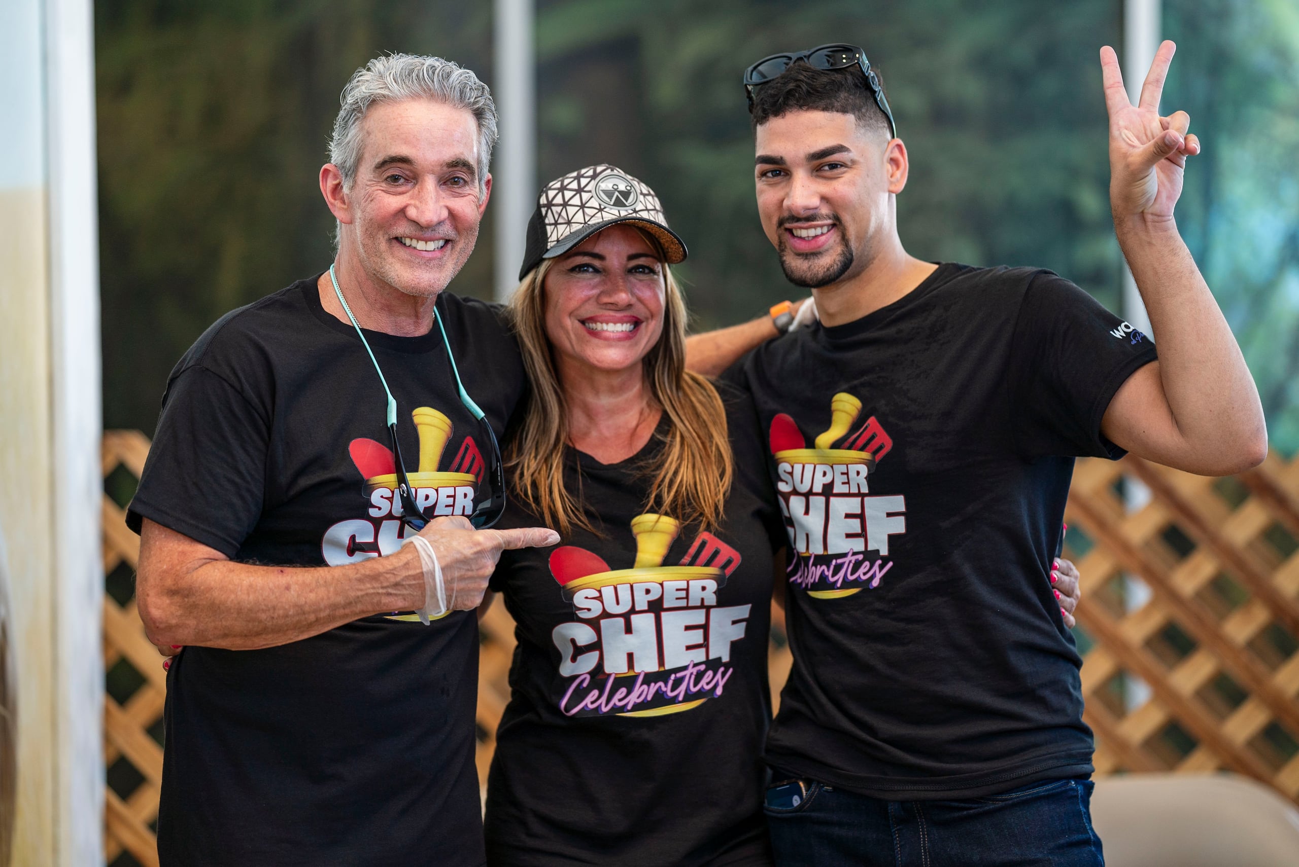 Braulio, Melina y Bebesauro no ocultaron el orgullo que sienten de haber ganado el "chef coat" azul.