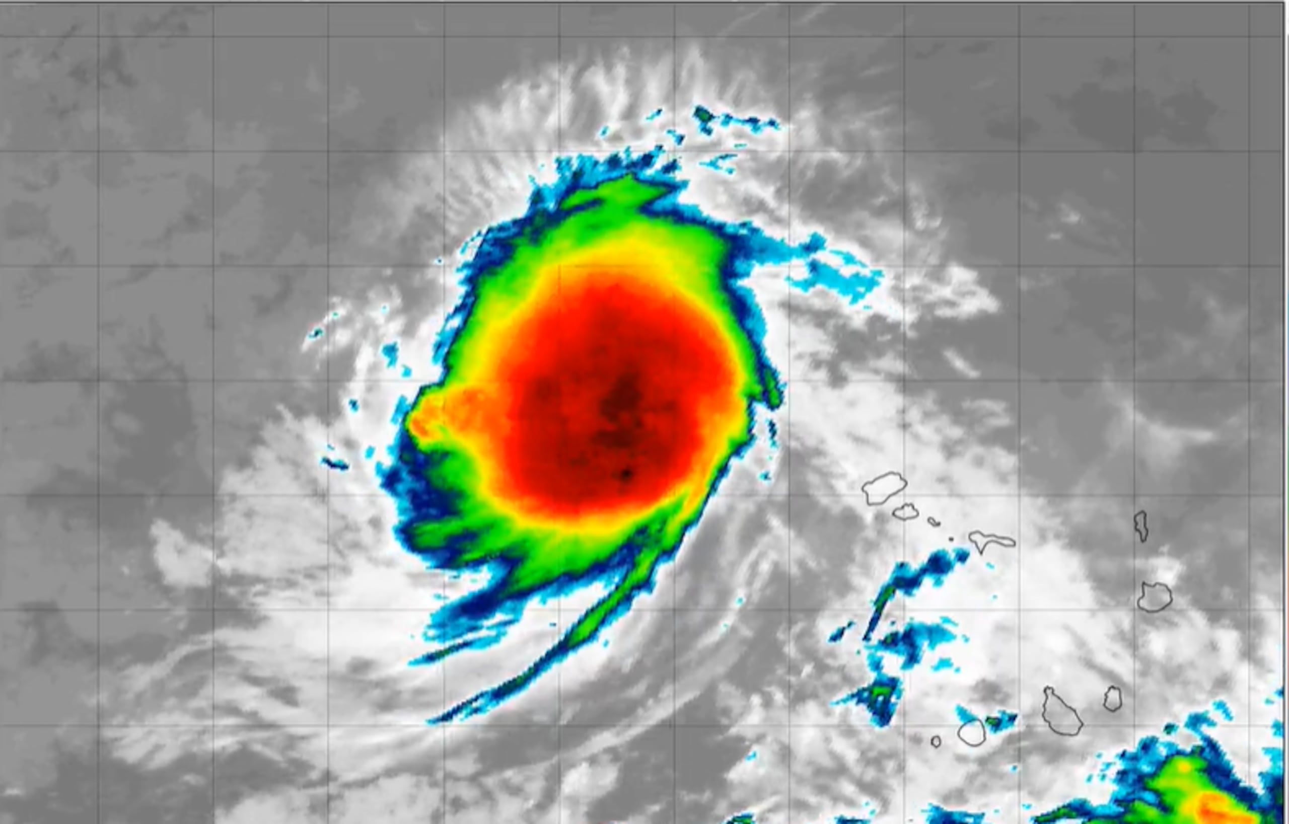 La tormenta tropical Erin se formó hoy, lunes.