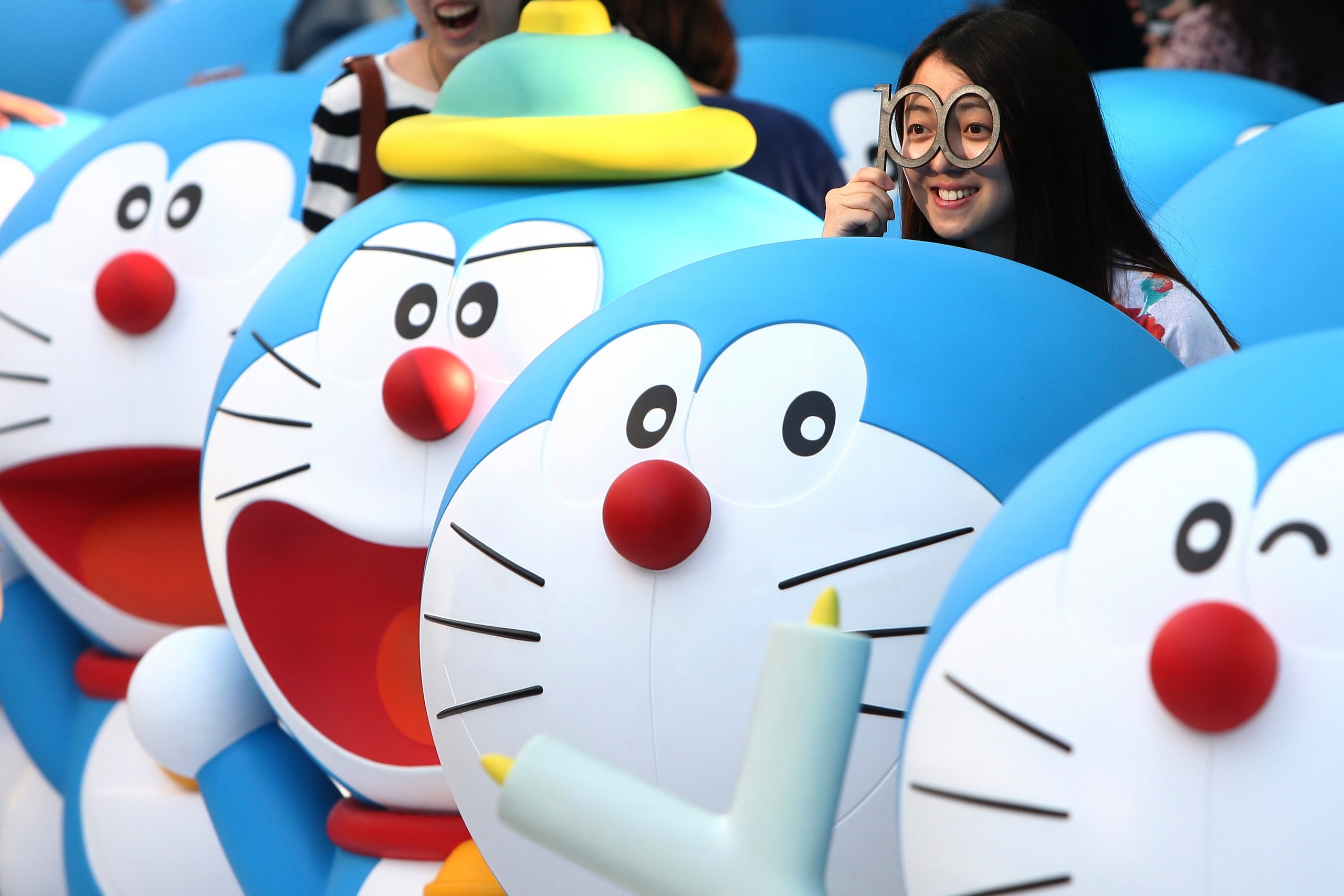 "Doraemon" es uno de los personajes animados más populares de Japón por su colorido diseño y adorable aspecto.