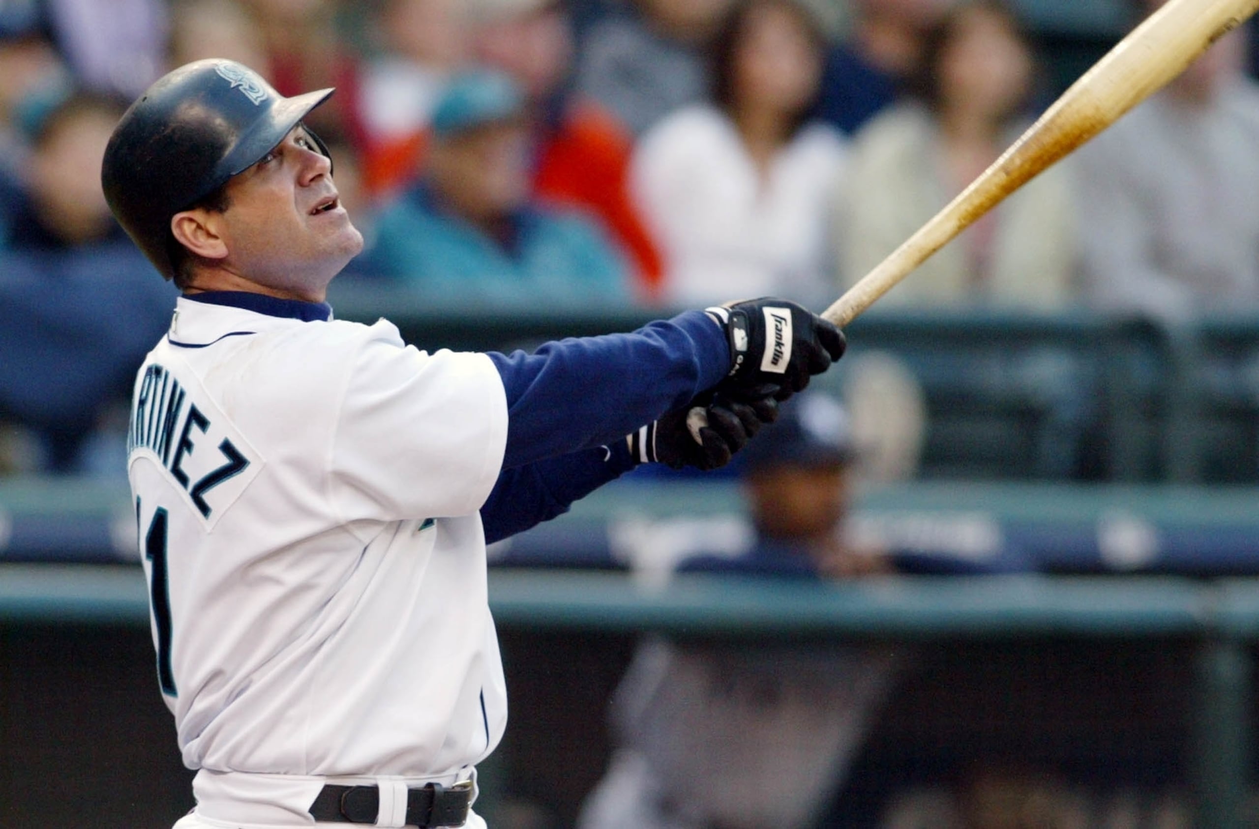 Edgar Martínez en un duelo del 2003 con los Mariners de Seattle.