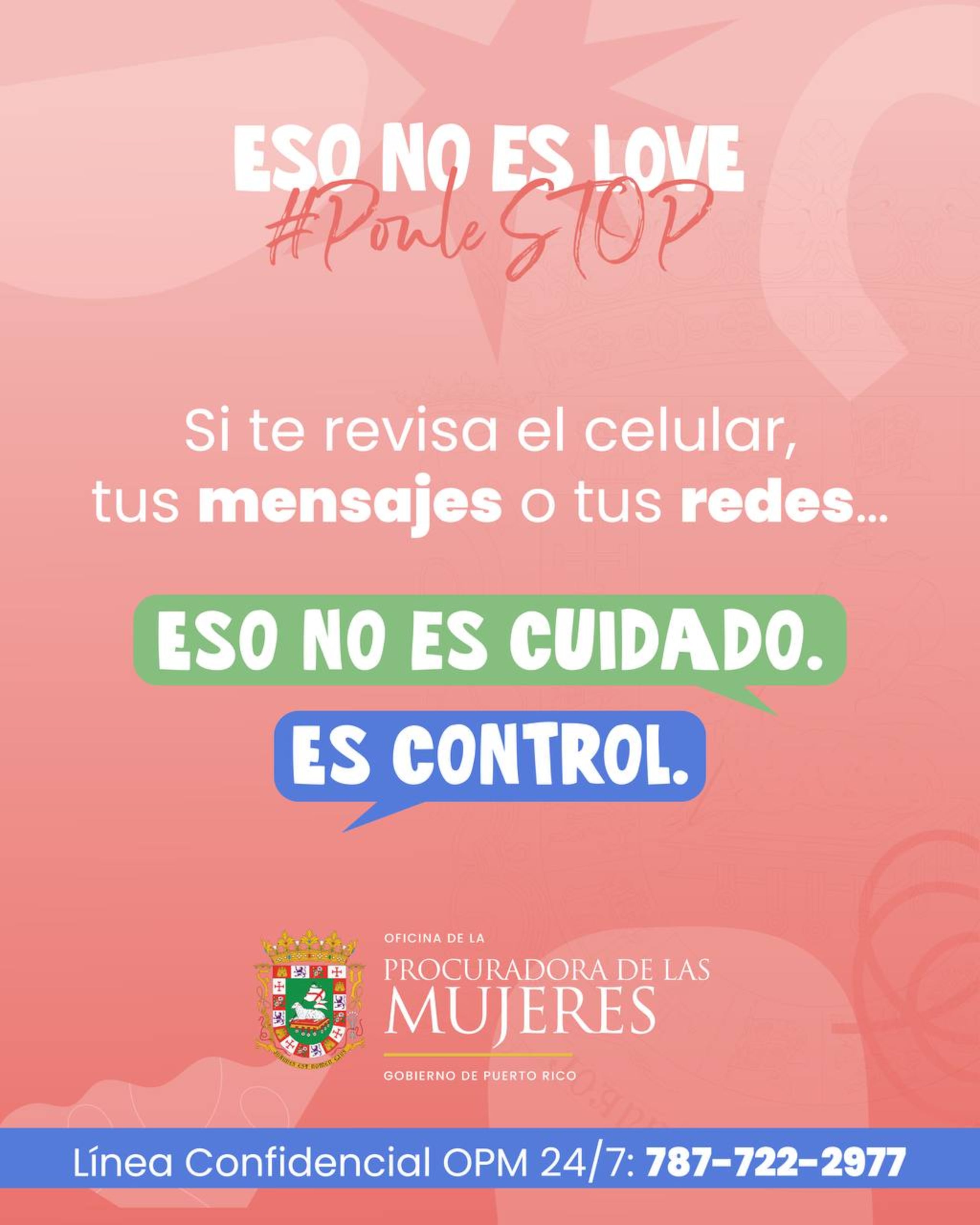 La Oficina de la Procuradora de las Mujeres presentó su campaña de prevención de la violencia en el noviazgo.
