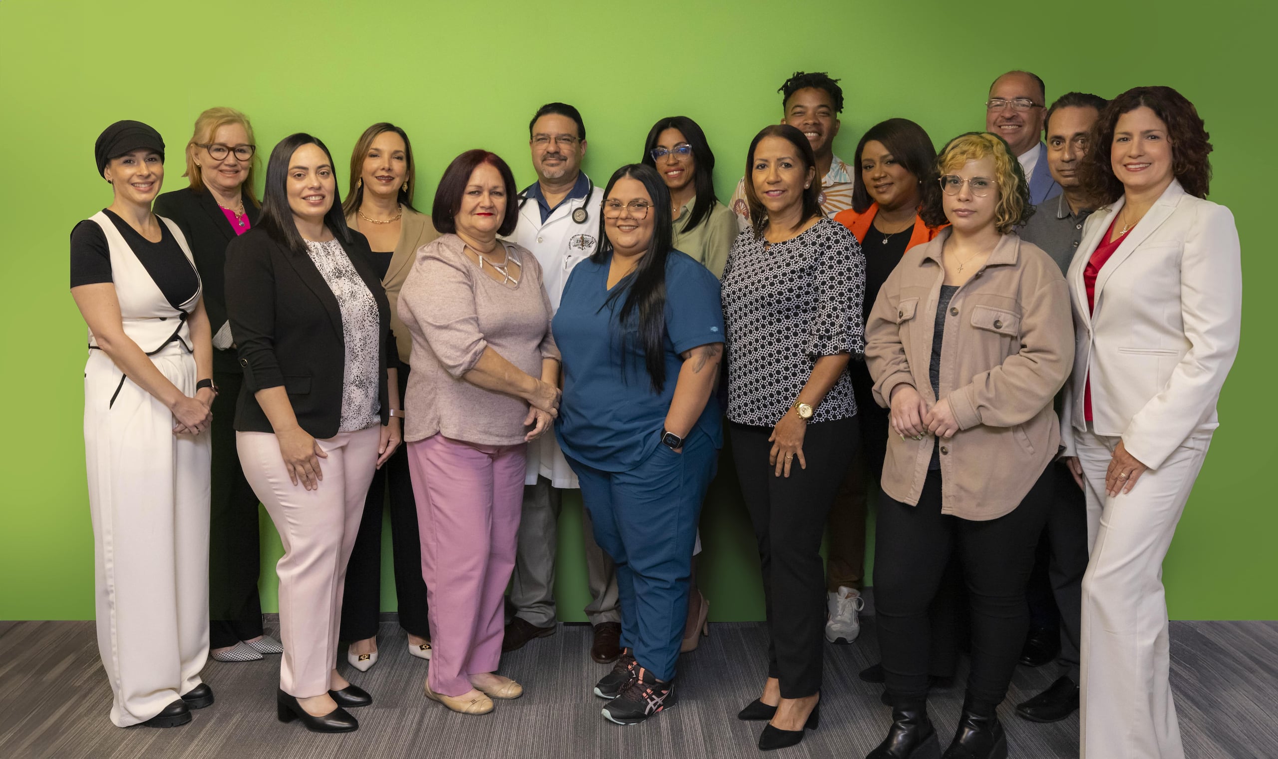 Parte del equipo de Grace Health Puerto Rico