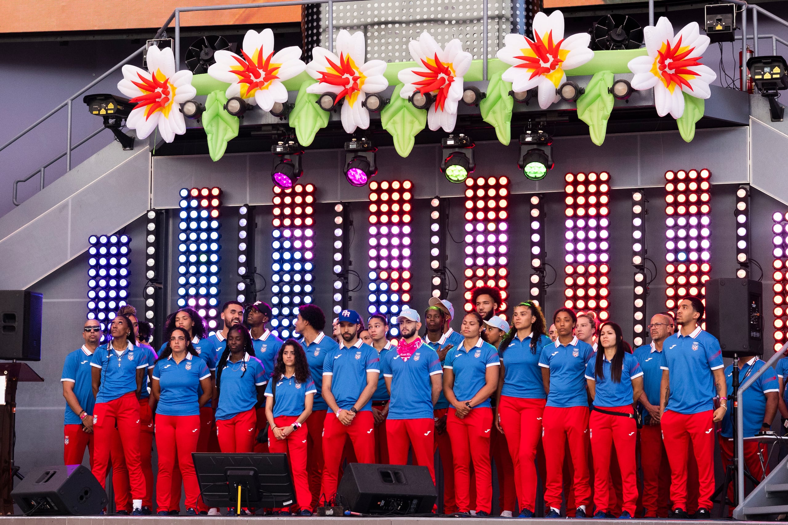 San Juan, Puerto Rico, Julio 08, 2024. MCD. Presentación oficial de la delegación olímpica de Puerto Rico en el Distrito T-Mobile, San Juan.
FOTO POR: josian.bruno@gfrmedia.com
Josian Bruno / GFR Media