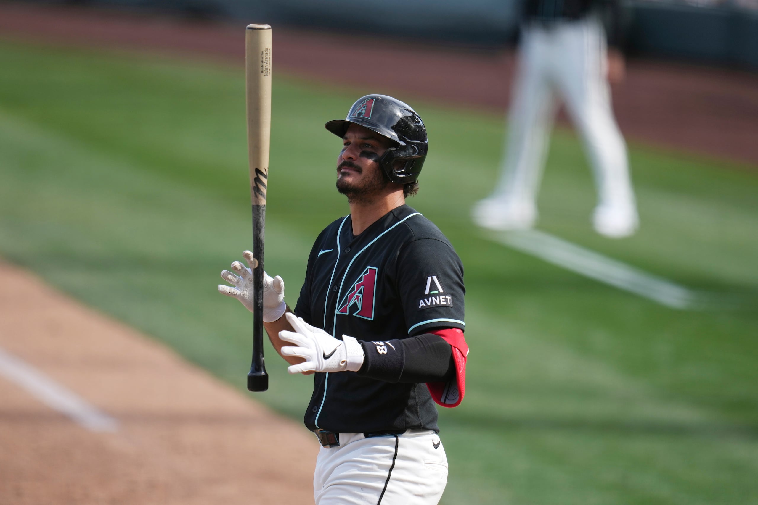 Nolan Arenado durante los campos primaverales con los Diamondbacks de Arizona.