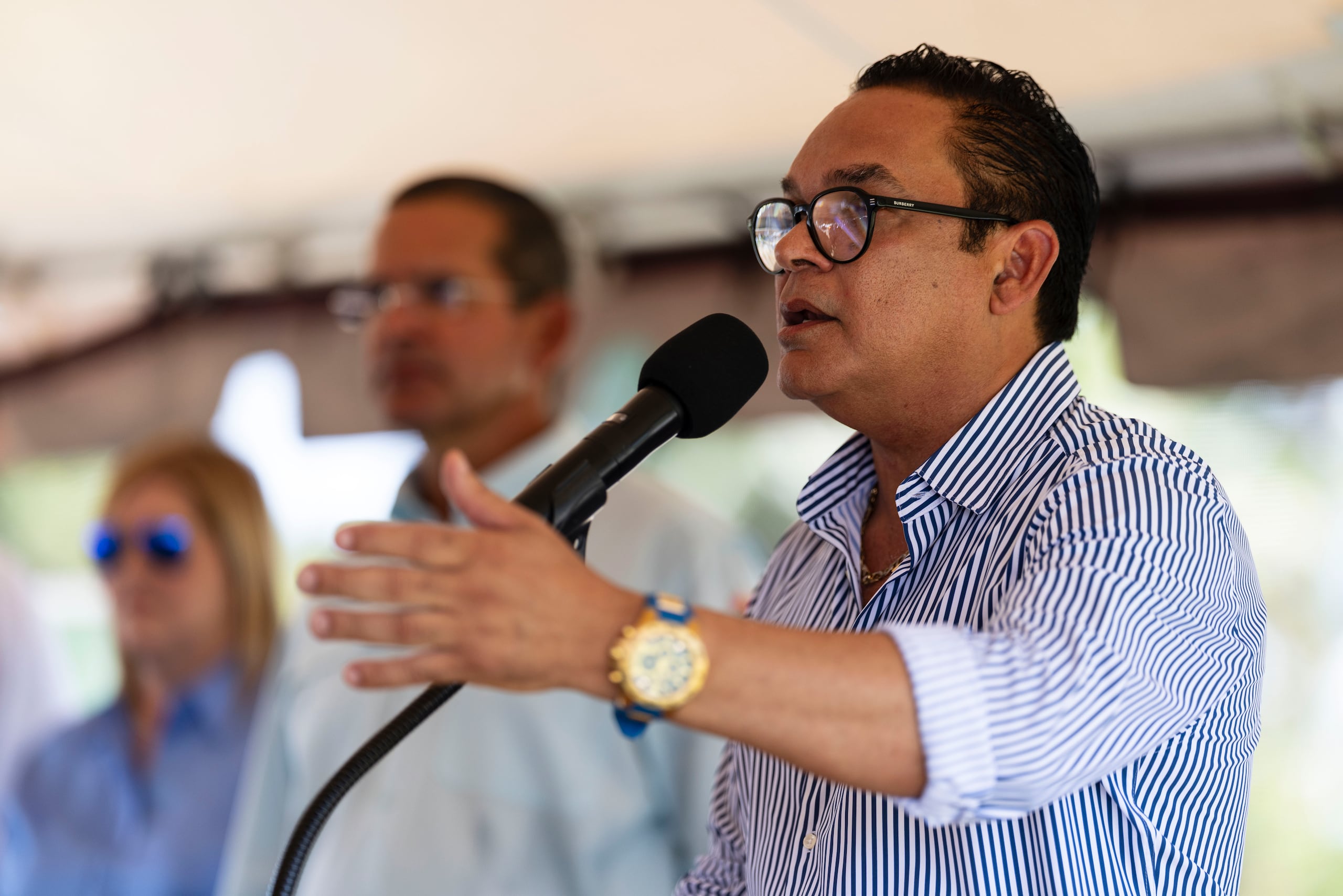 El alcalde de Humacao, Julio Geigel Pérez