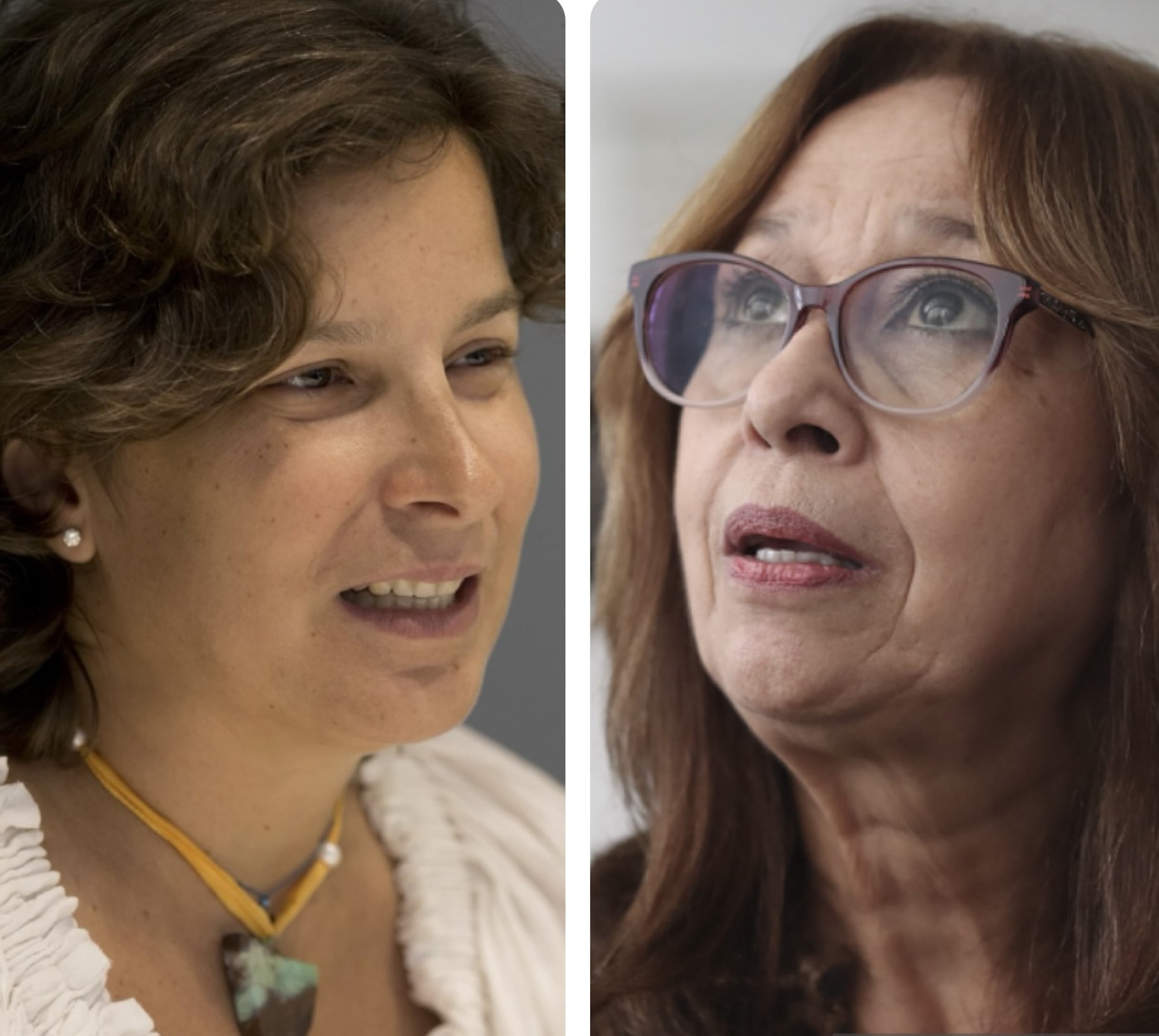 A la izquierda, Zorimar Betancourt, madre de Stefano Steenbakers; y Nitza Ríos, madre de Arellys Mercado.