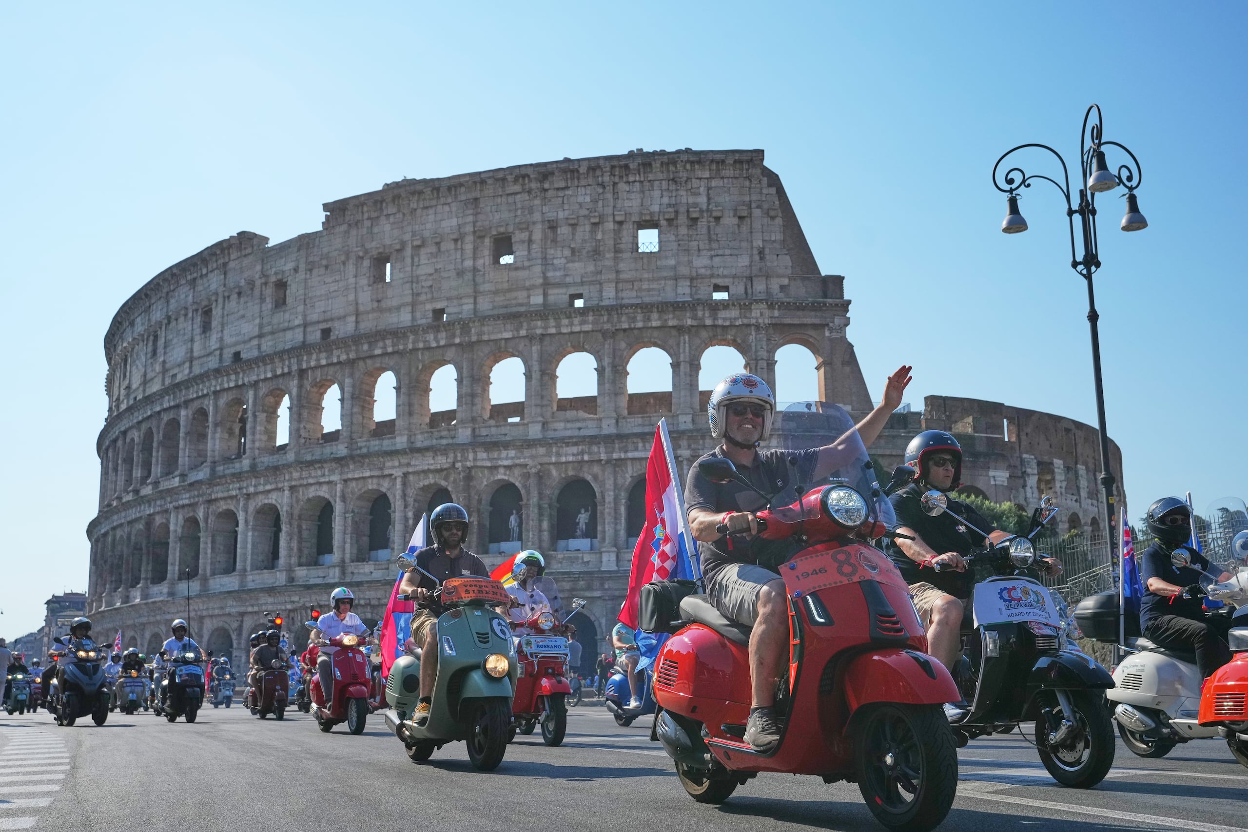 La compañía ha vendido alrededor de 20 millones de Vespas en todo el mundo desde 1946.