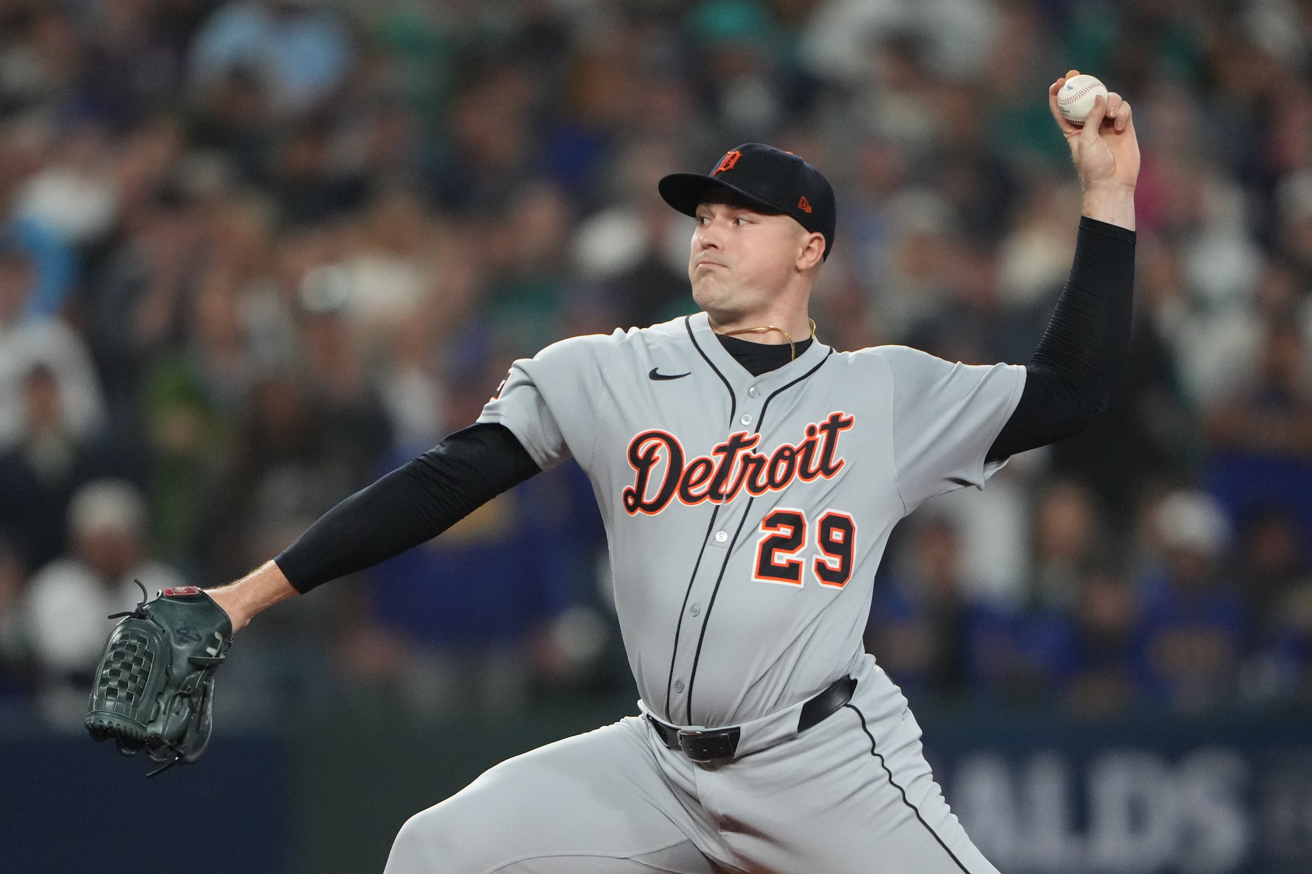 El lanzador de los Tigers de Detroit, Tarik Skubal, es un dos veces ganador del Premio Cy Young.