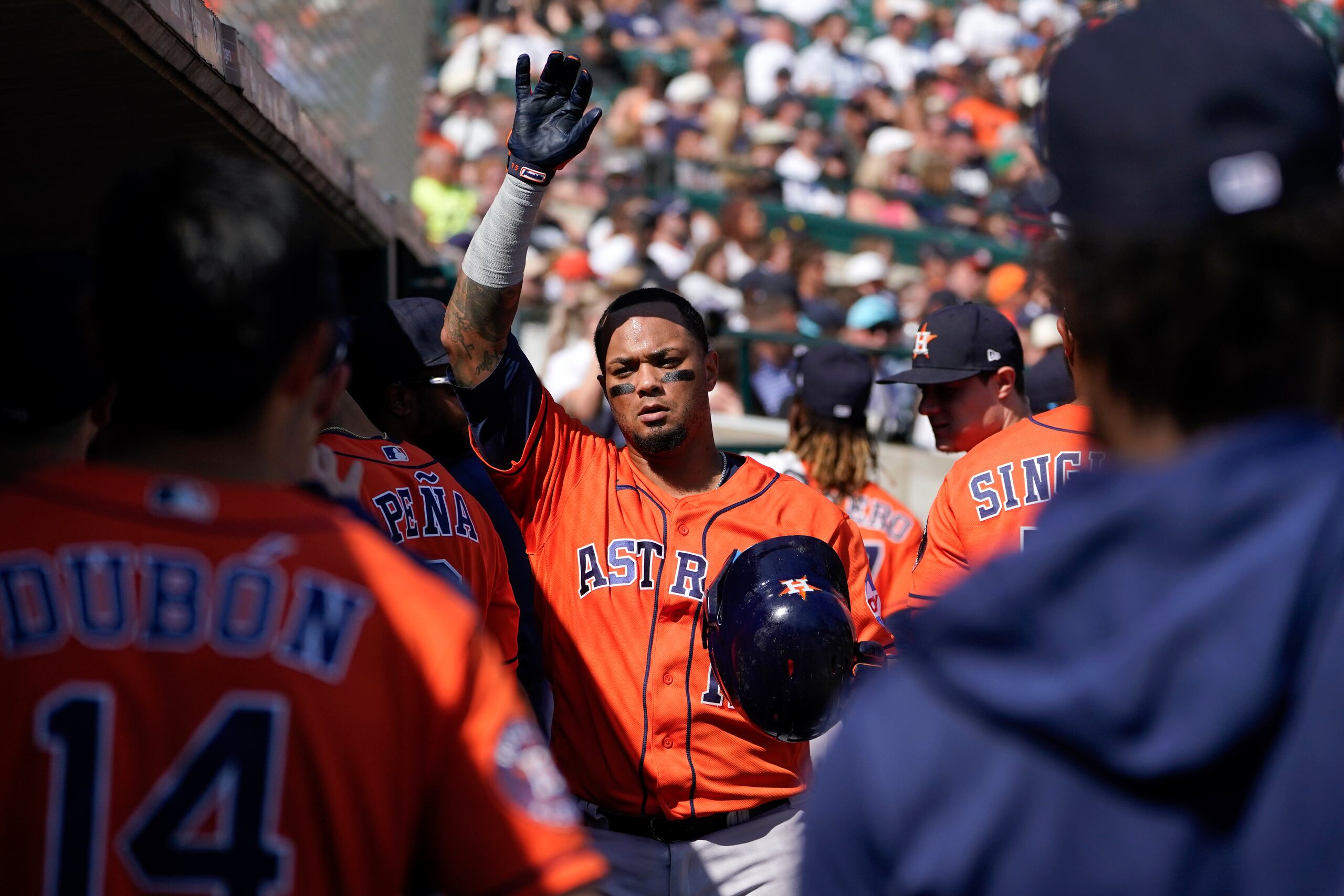 Martin "Machete" Maldonado es agente libre de los Astros, que tienen a un joven receptor, Yainer Díaz, dando palos en el 2023.