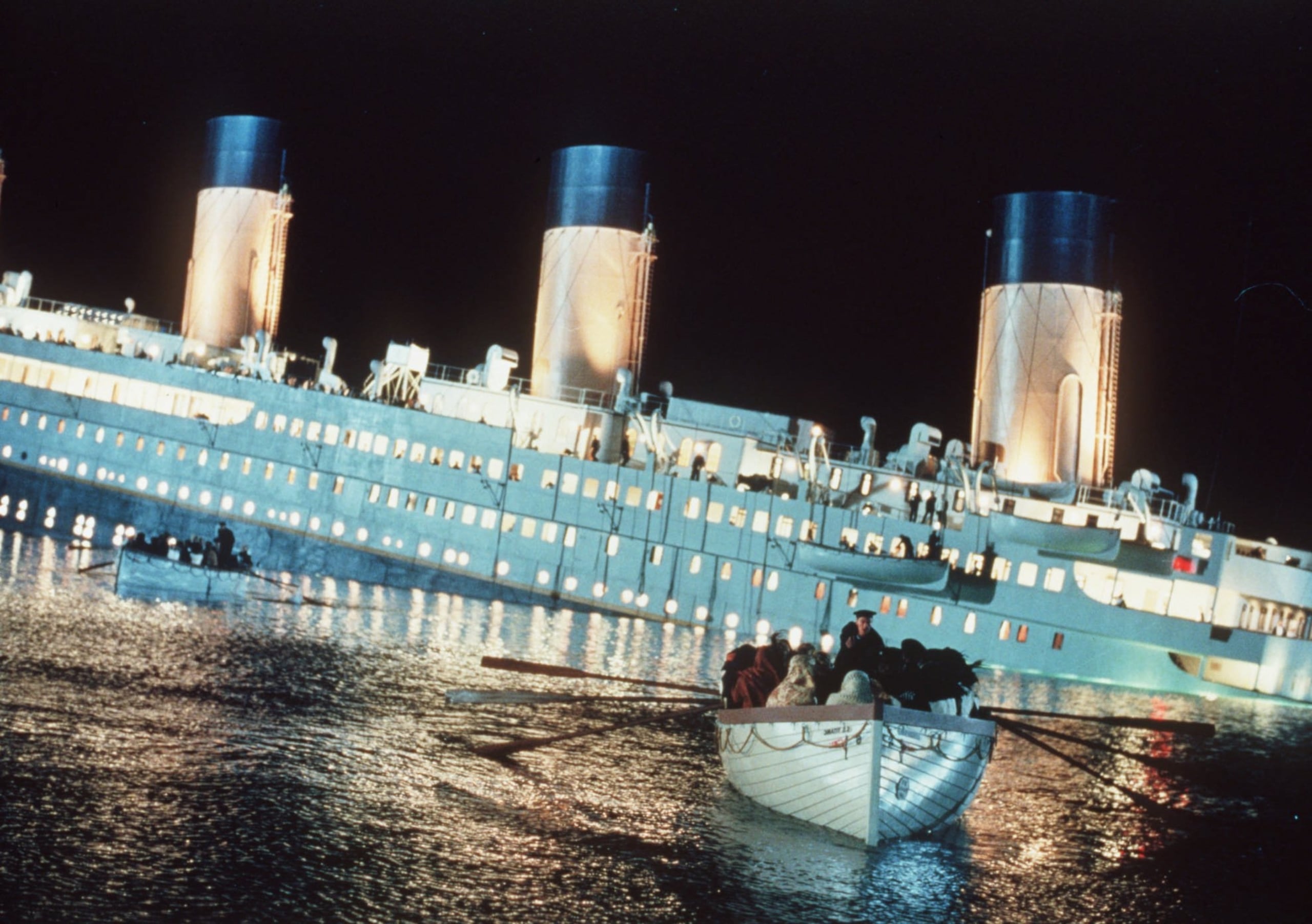 Escena de la película "Titanic". (AP Photo/HO-Merie W. Wallace)