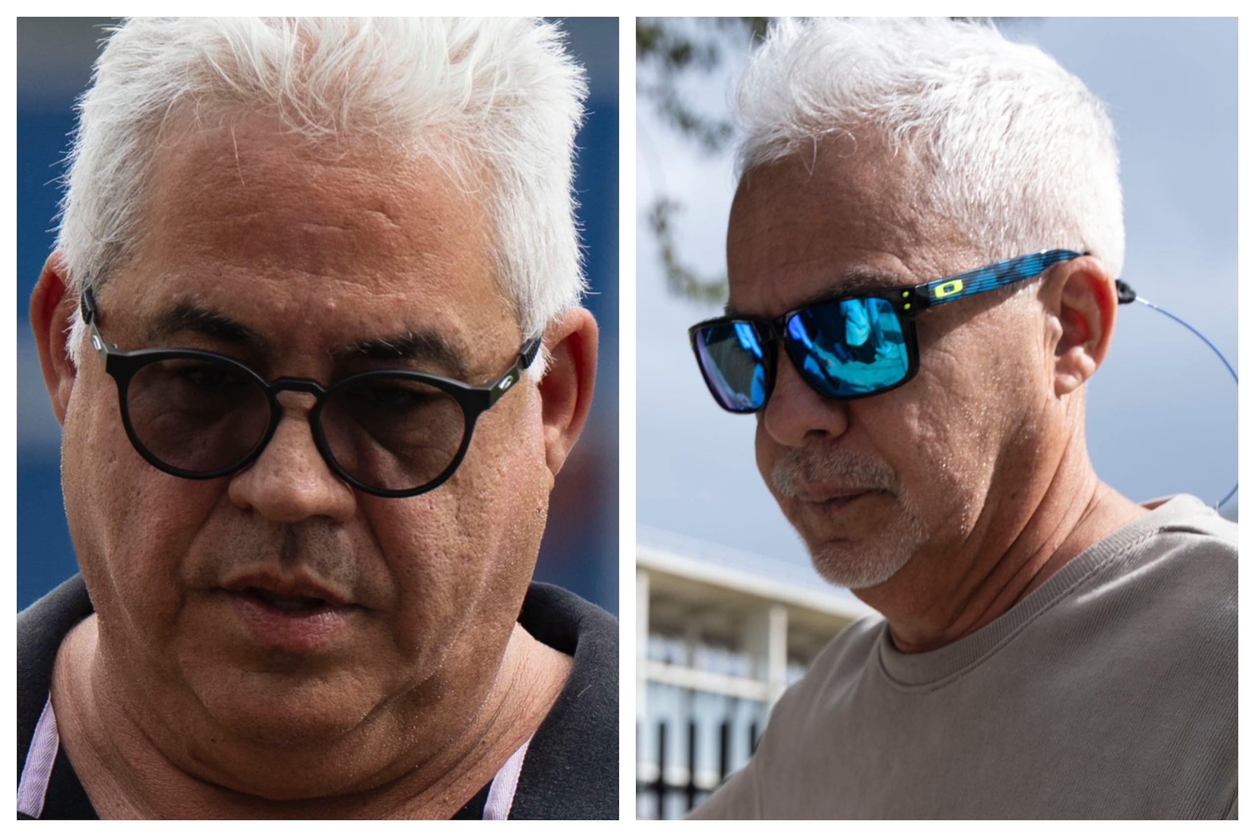 De izquierda a derecha, los hermanos Ricardo Navarro Suárez y Edgardo Navarro Suárez.