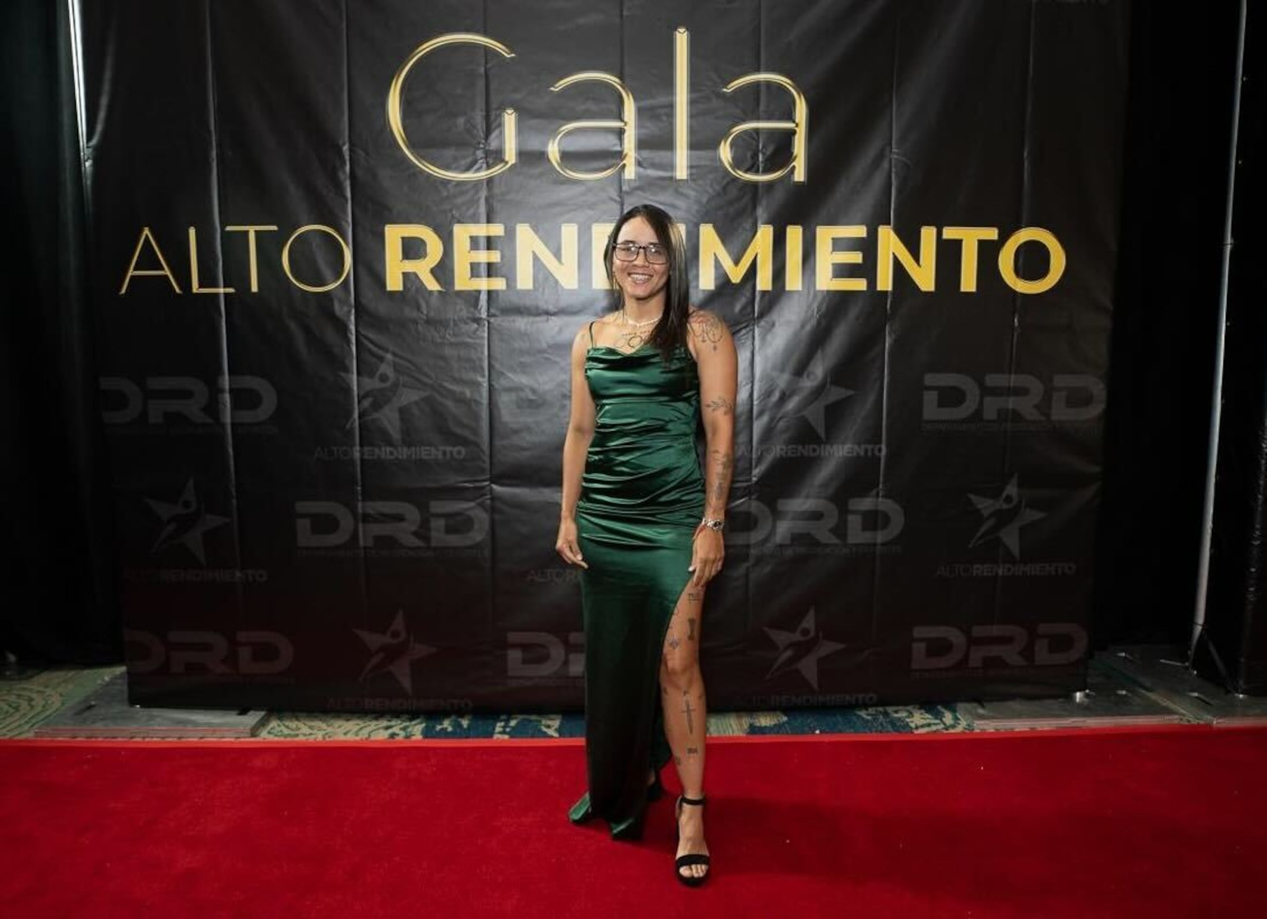 Ashleyann Lozada durante la Gala de Alto Rendimiento del Departamento de Recreación y Deportes en un hotel en San Juan el pasado viernes.