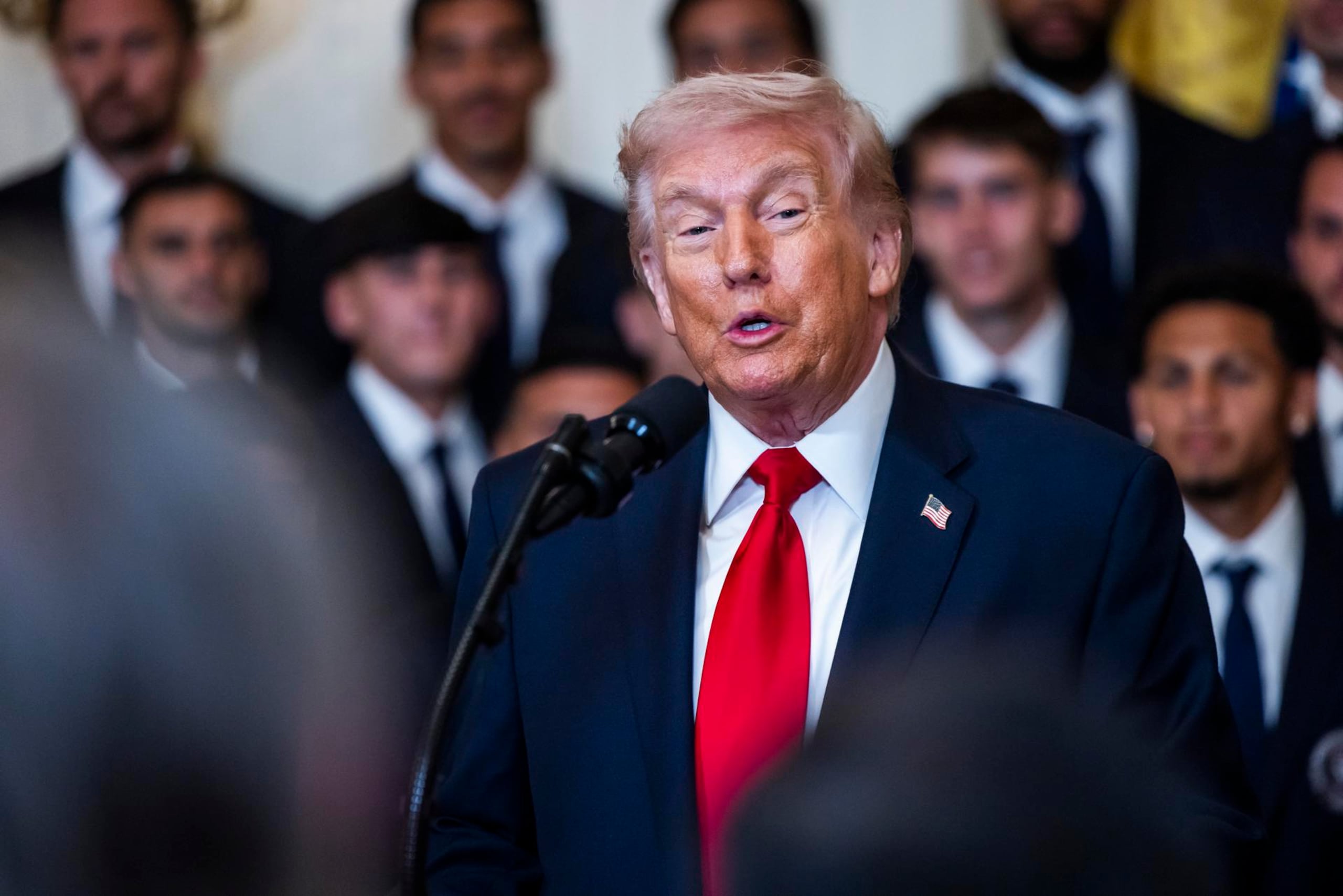 El presidente, Donald Trump.