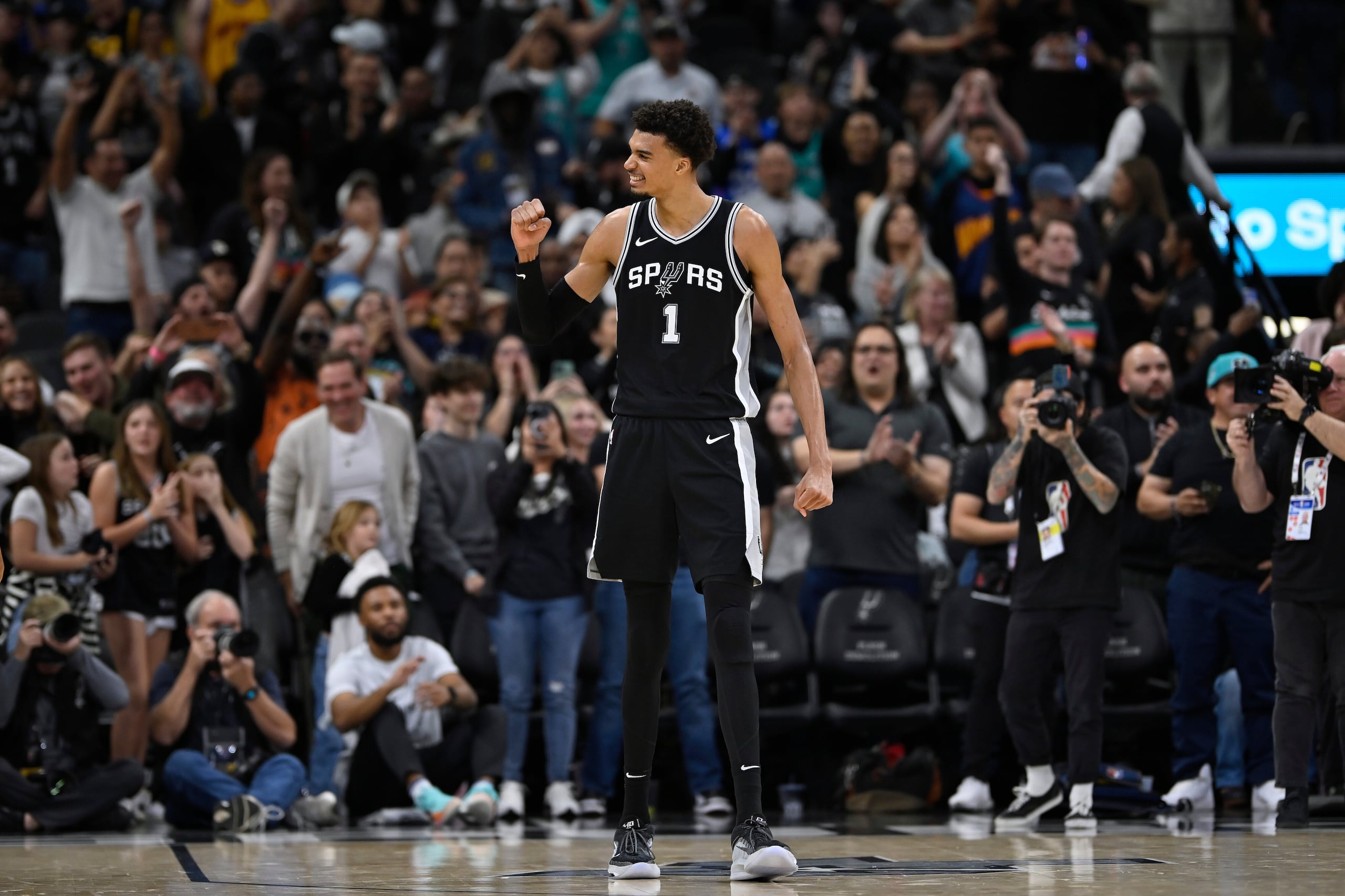 Victor Wembanyama, centro de los Spurs de San Antonio.