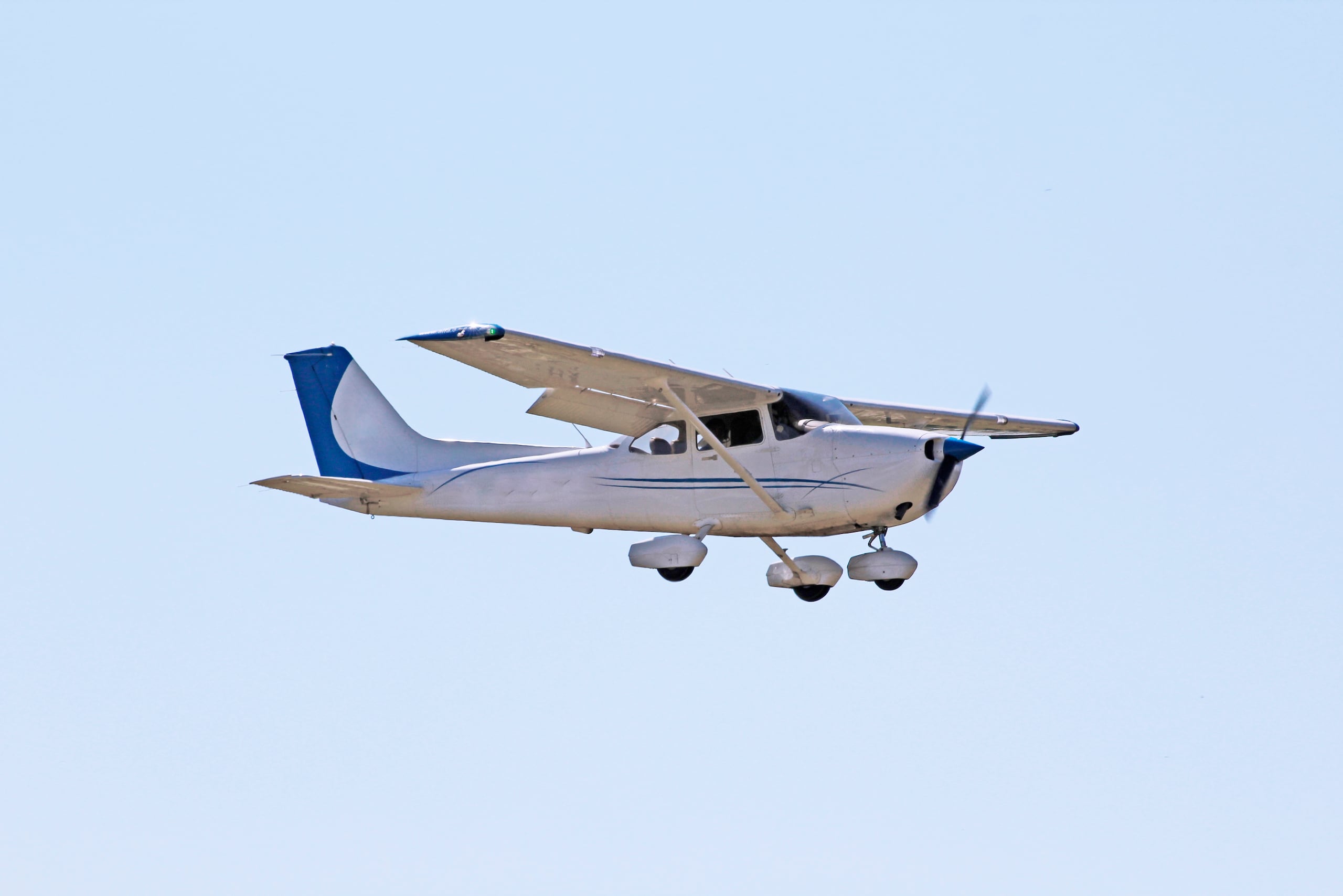 Imagen de archivo de un Cessna 172, modelo similar al que es buscado por las autoridades desde el pasado viernes.