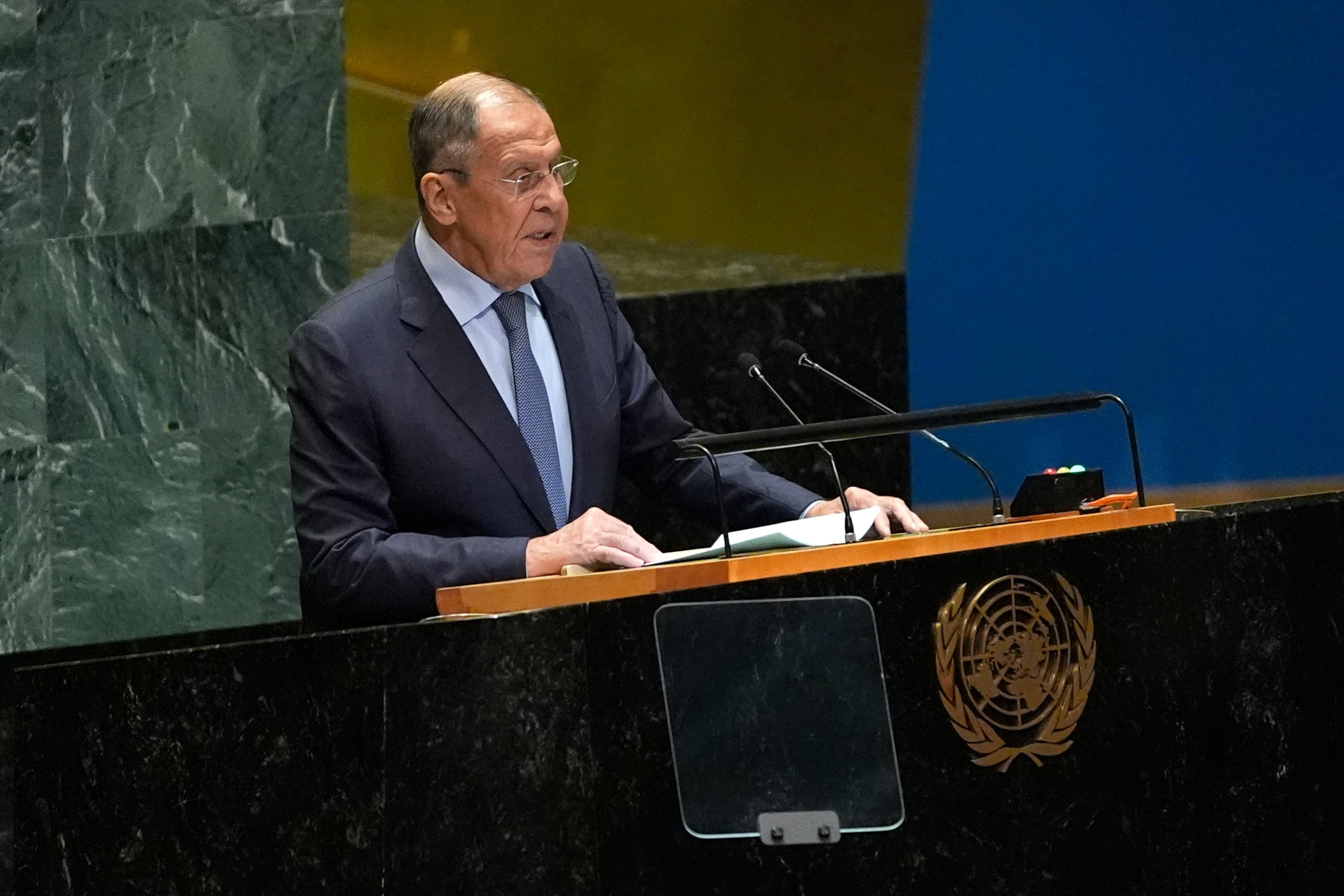 El ministro de Exteriores ruso, Serguéi Lavrov.