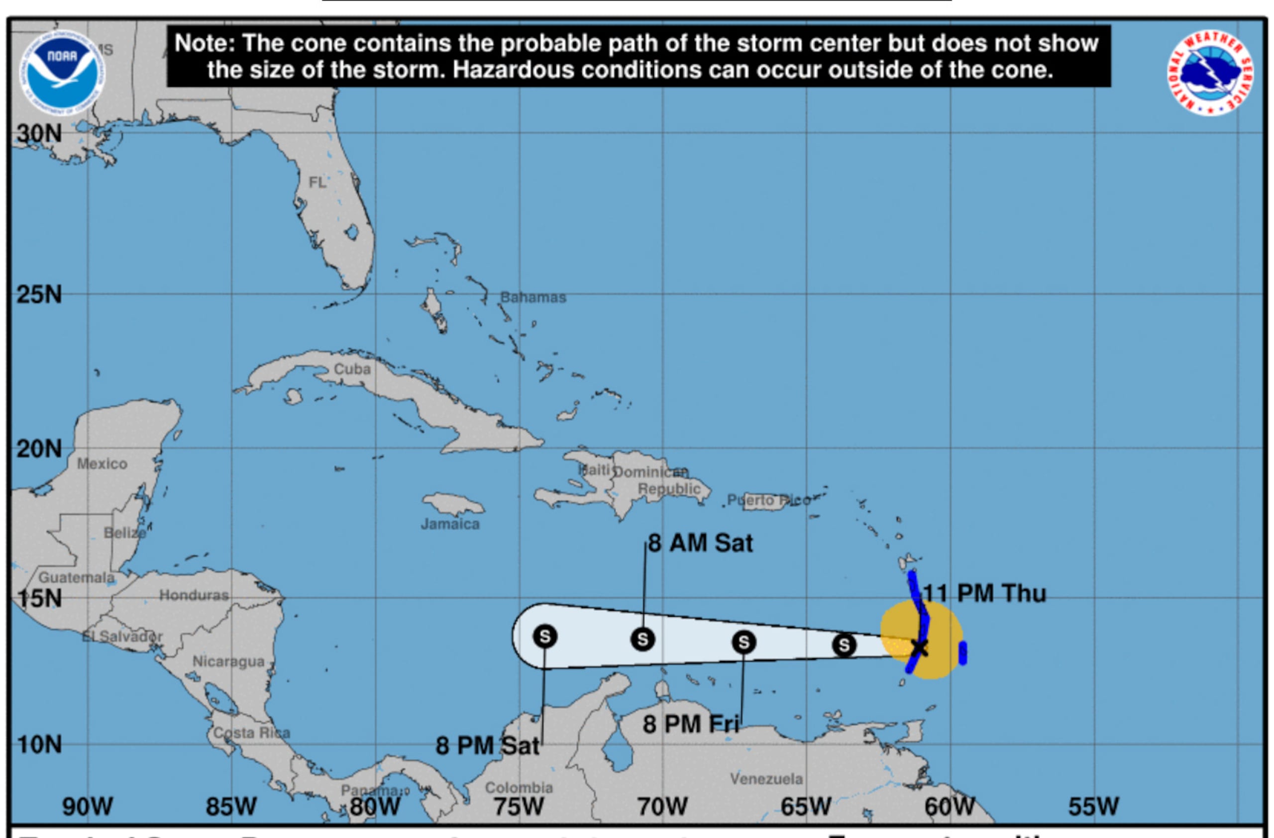 tormenta tropical Bret