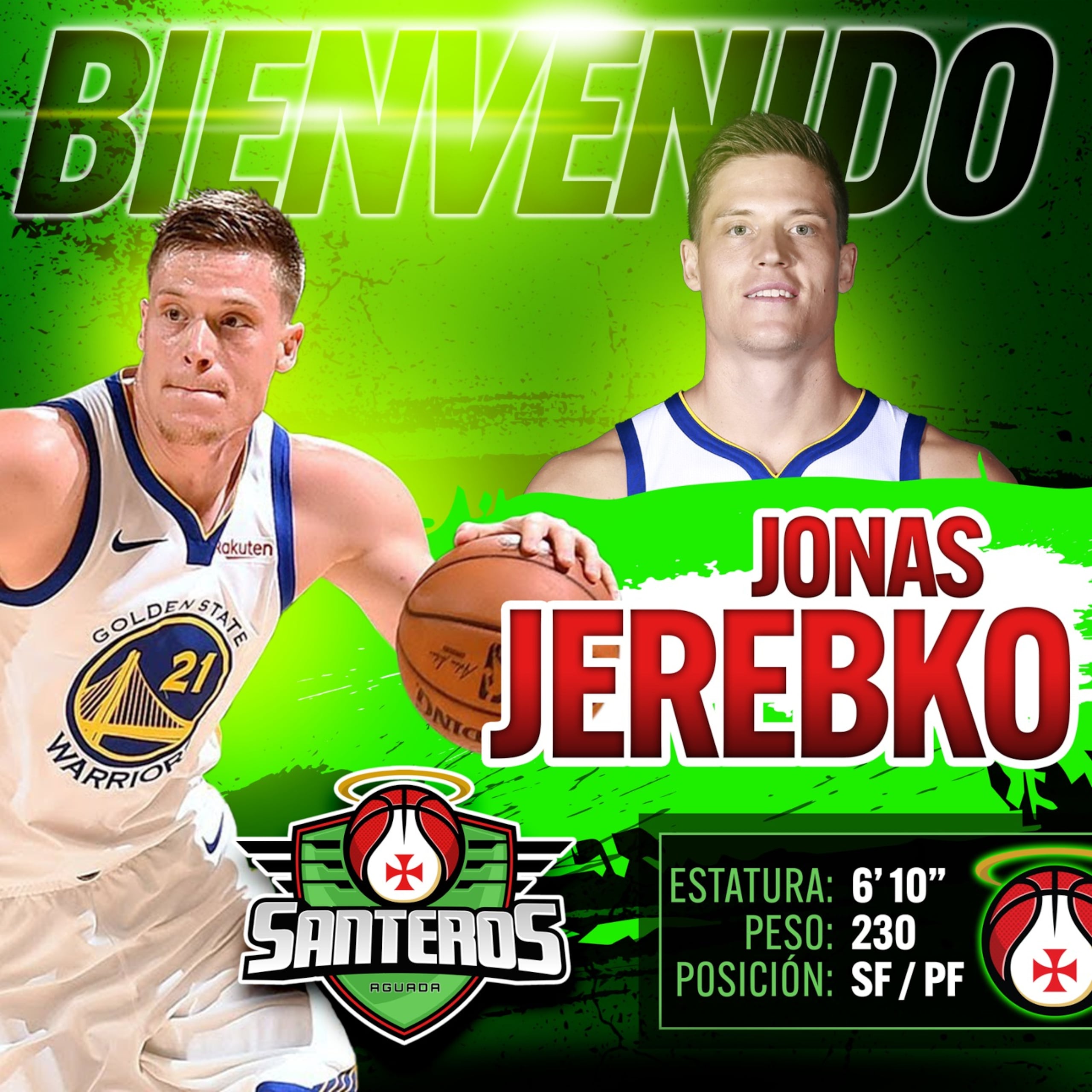Jonas Jerebko es el primer refuerzo que se une a los Santeros.