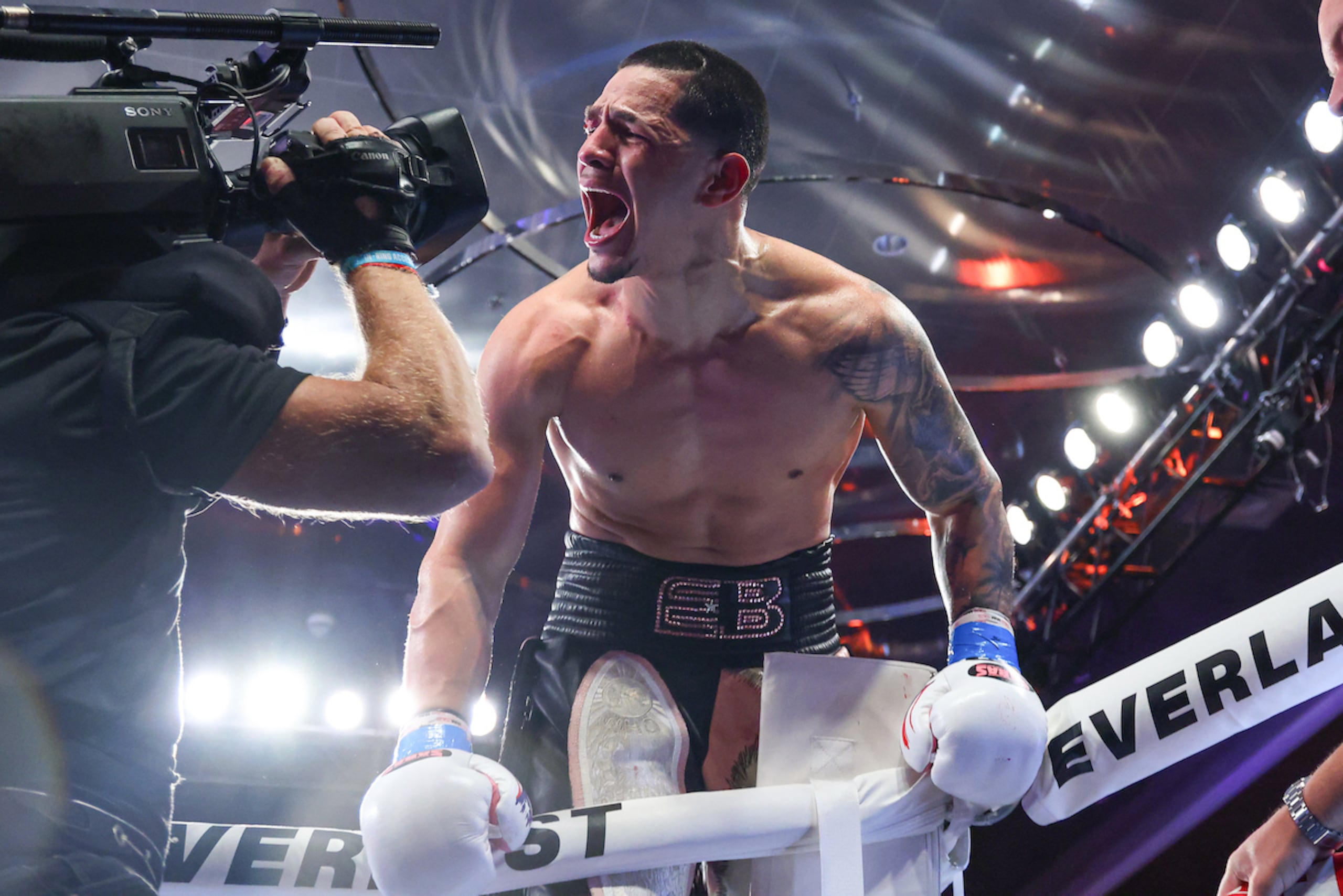 Edgar Berlanga  reclamó que está listo para medir fuerzas con Saúl "Canelo" Álvarez.