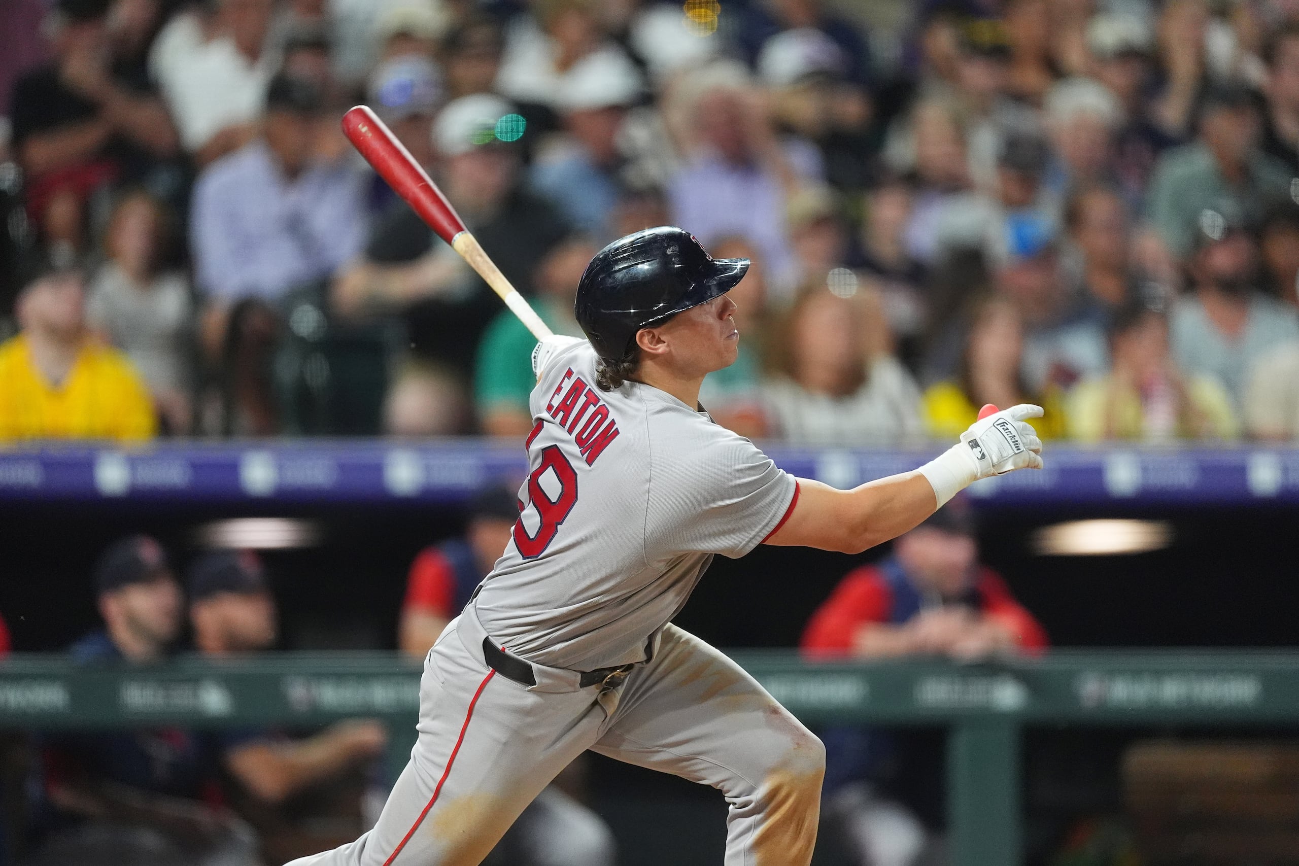 Nate Eaton, de los Red Sox de Boston.