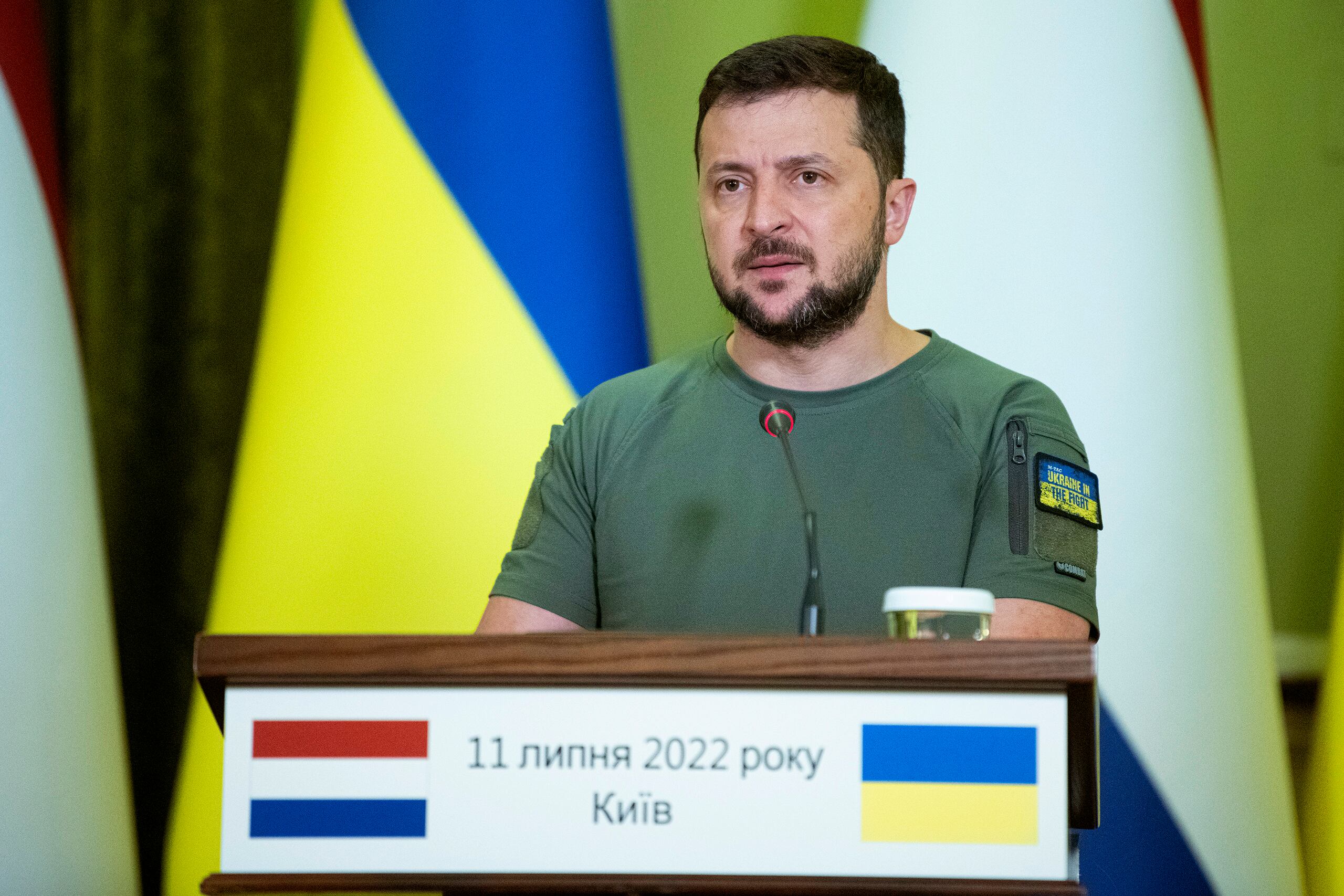 El presidente ucraniano Volodymyr Zelenskyy (AP Foto/Andrew Kravchenko)