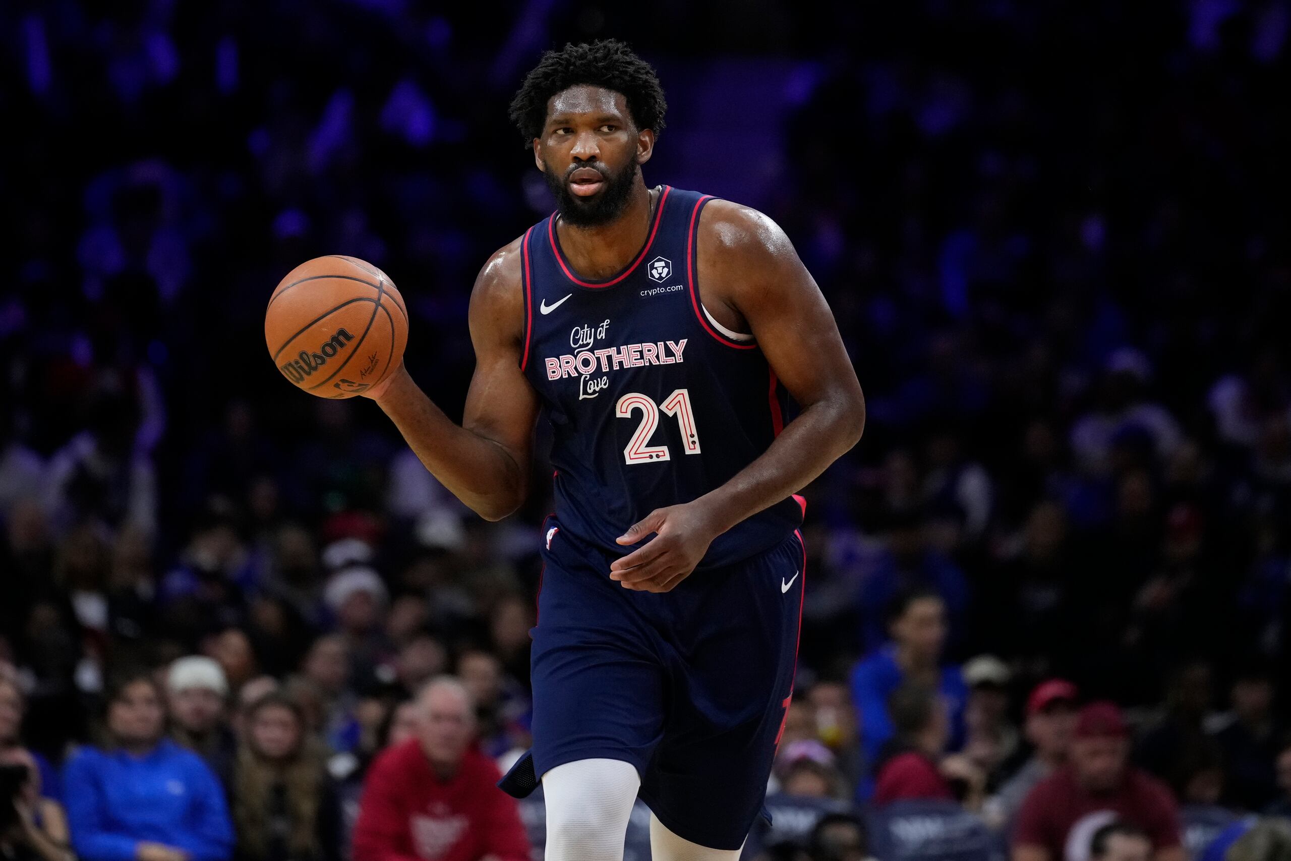 El centro de los 76ers de Filadelfia, Joel Embiid.