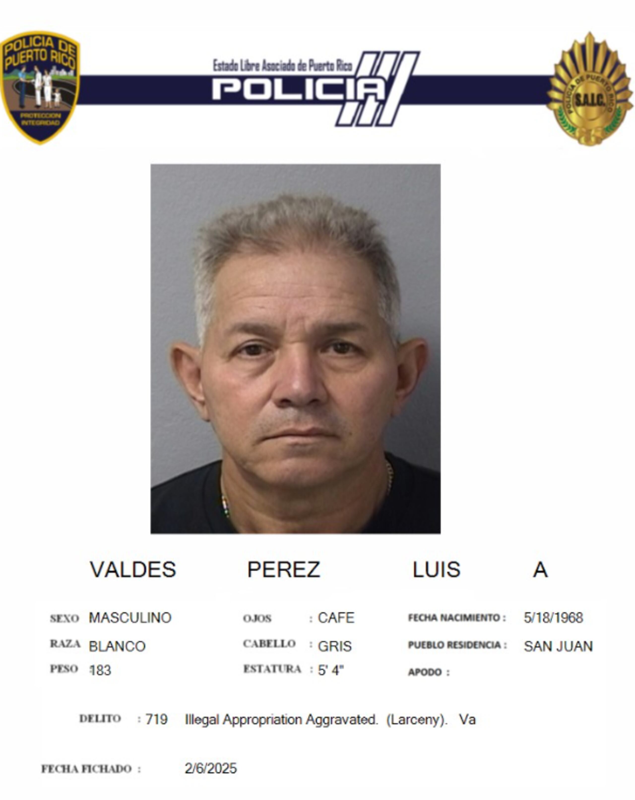 Luis A. Valdés Pérez fue acusado por cobrar para la fabricación de gabinetes de cocina y no cumplió con el contrato.