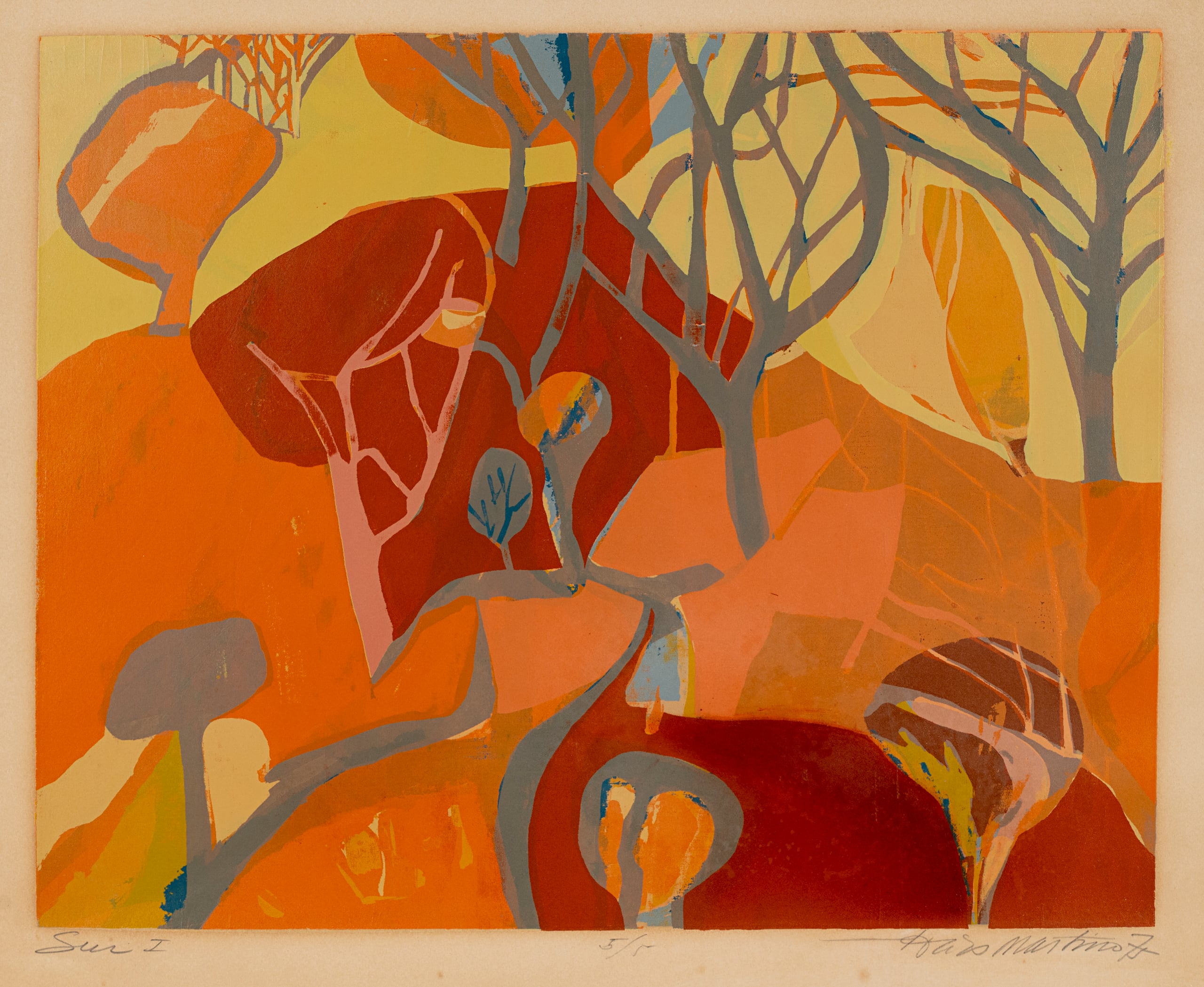 Pintura de José Antonio Torres Martinó, "Sur I".