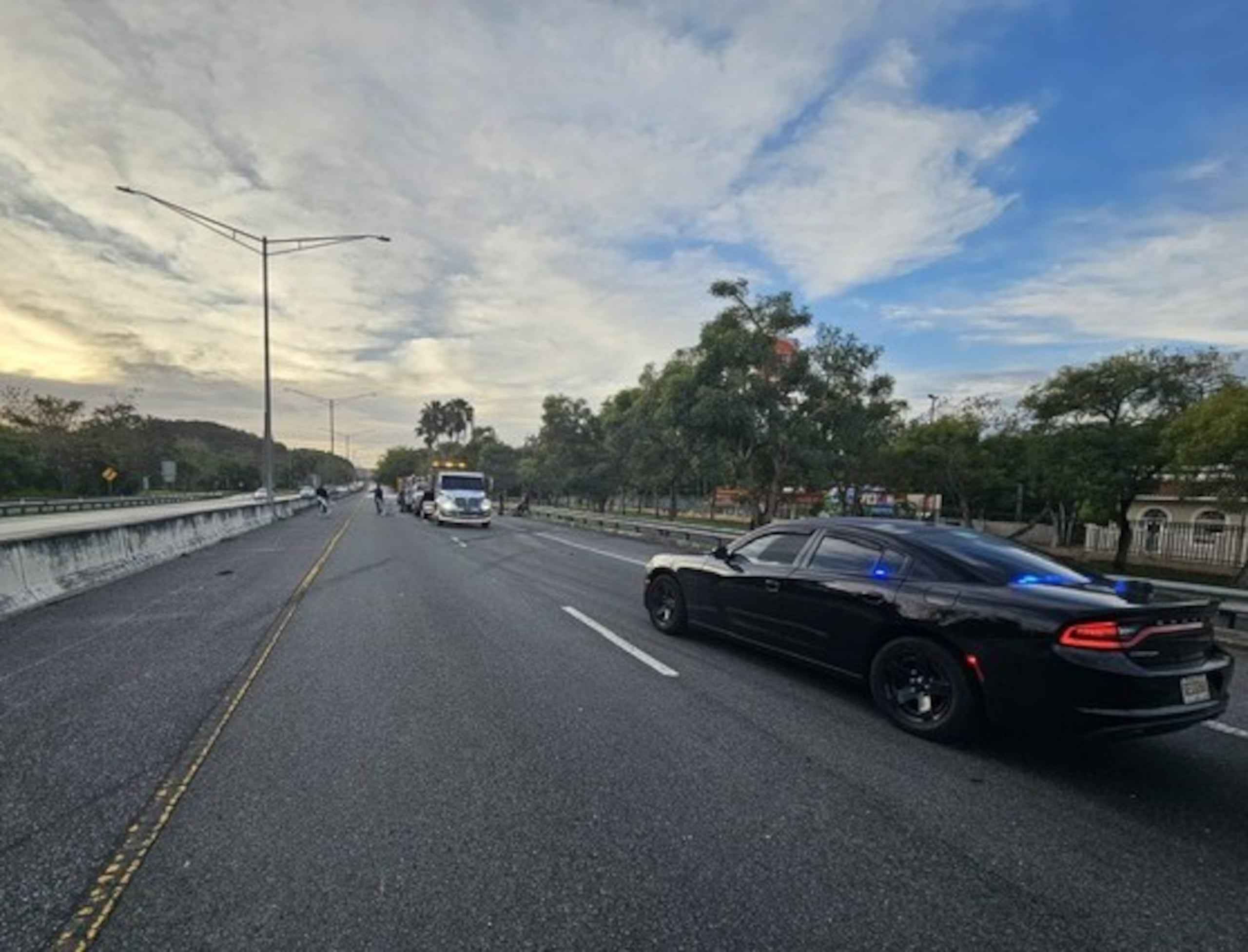 Mientras duró el cierre, se recomendó usar la marginal hacia el centro de San Germán como ruta alterna.