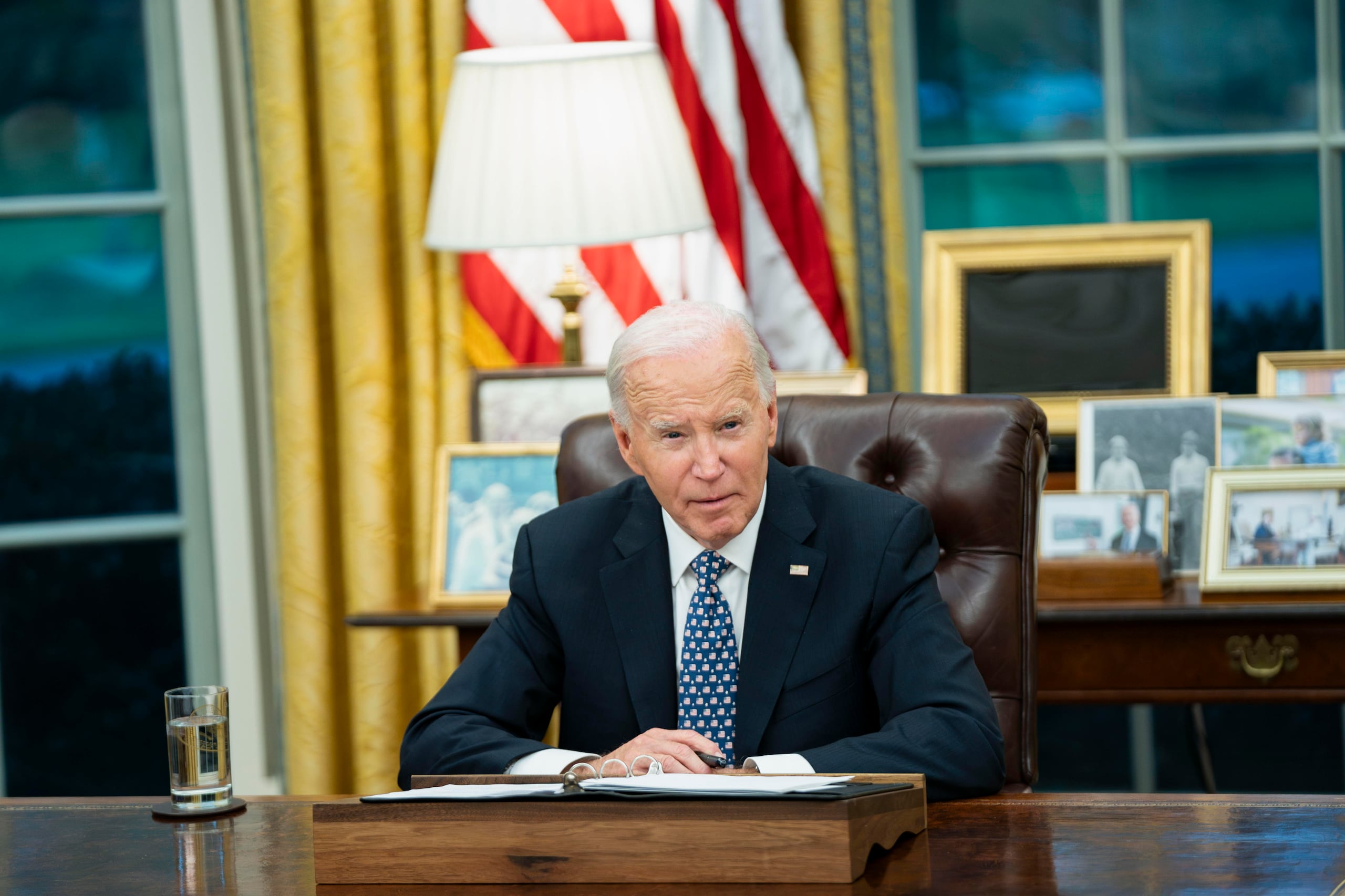 El presidente de Estados Unidos, Joe Biden. (EFE/EPA/BONNIE CASH / POOL)