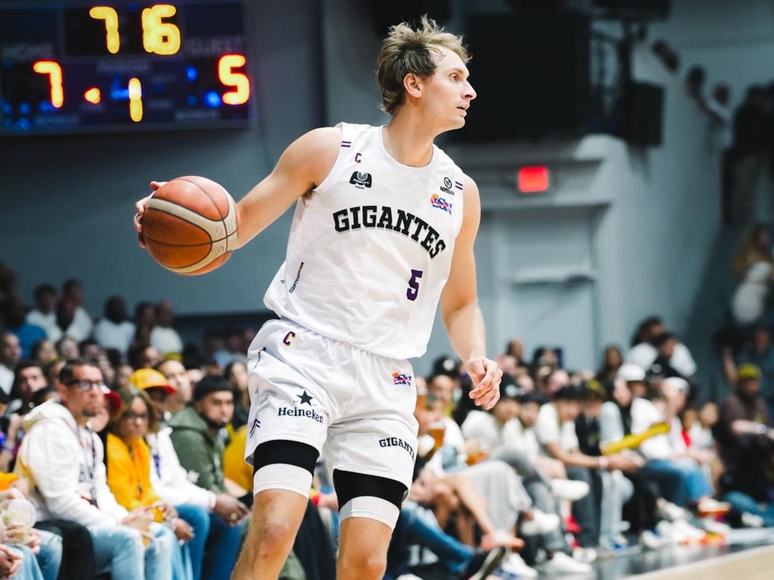 Hunter Tyson en acción.