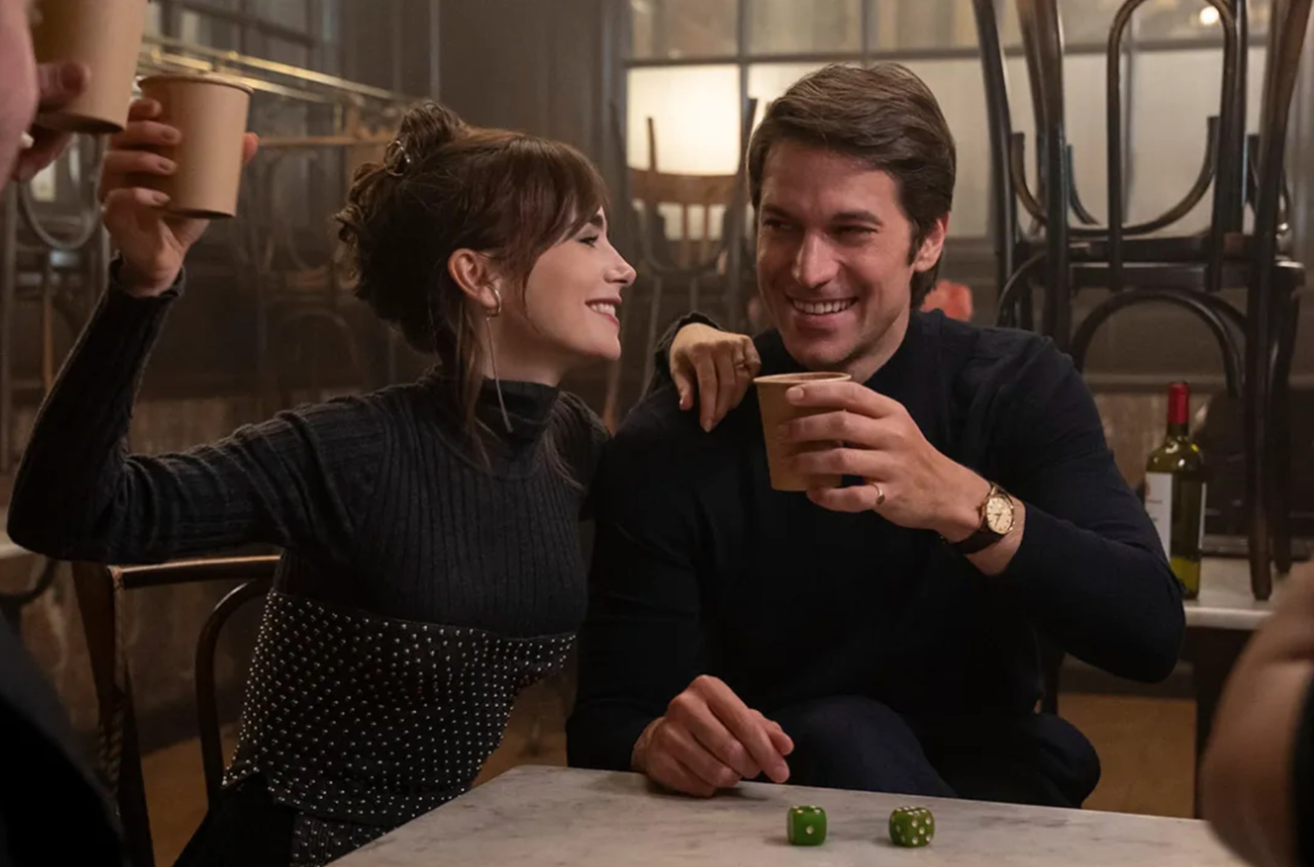 Escena de la cuarta temporada de "Emily in Paris".