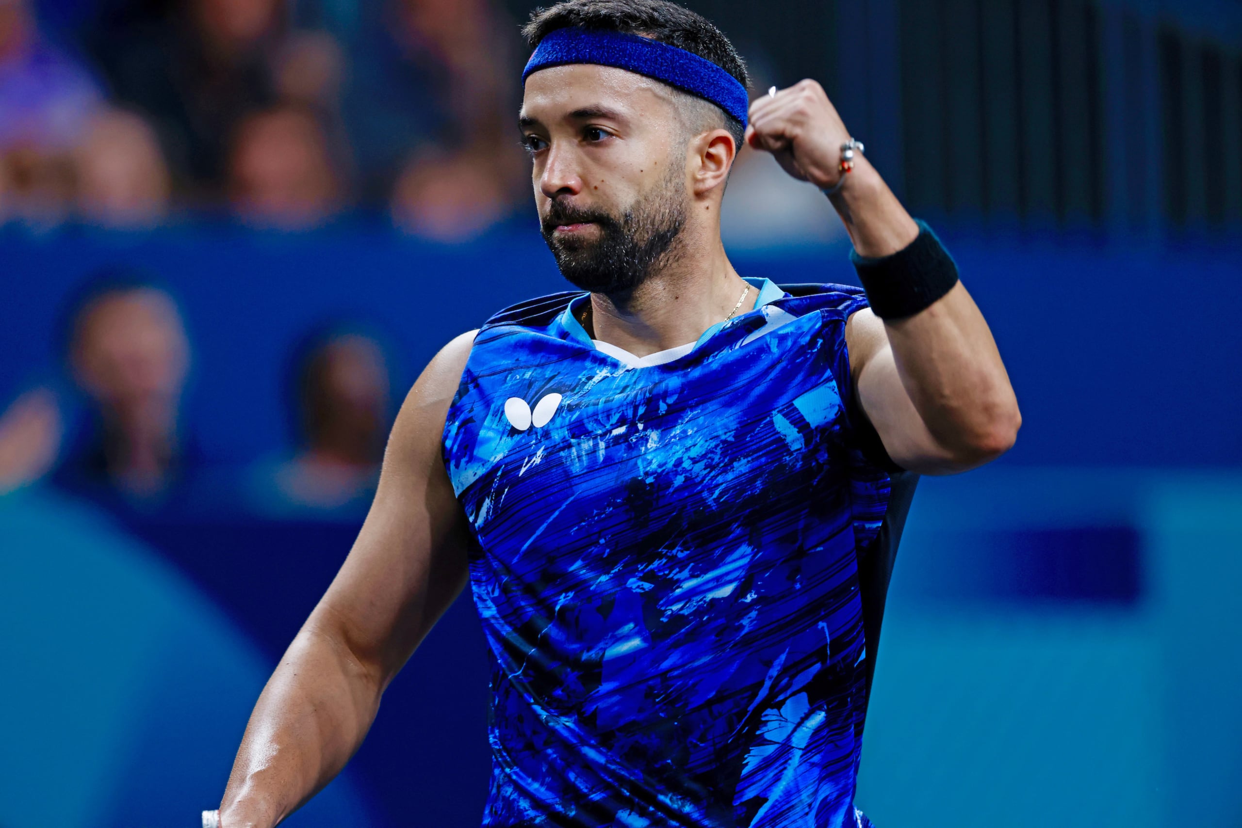 Daniel González al menos logró sacar el cuarto set para no perder el partido sin al menos tener algo que celebrar.