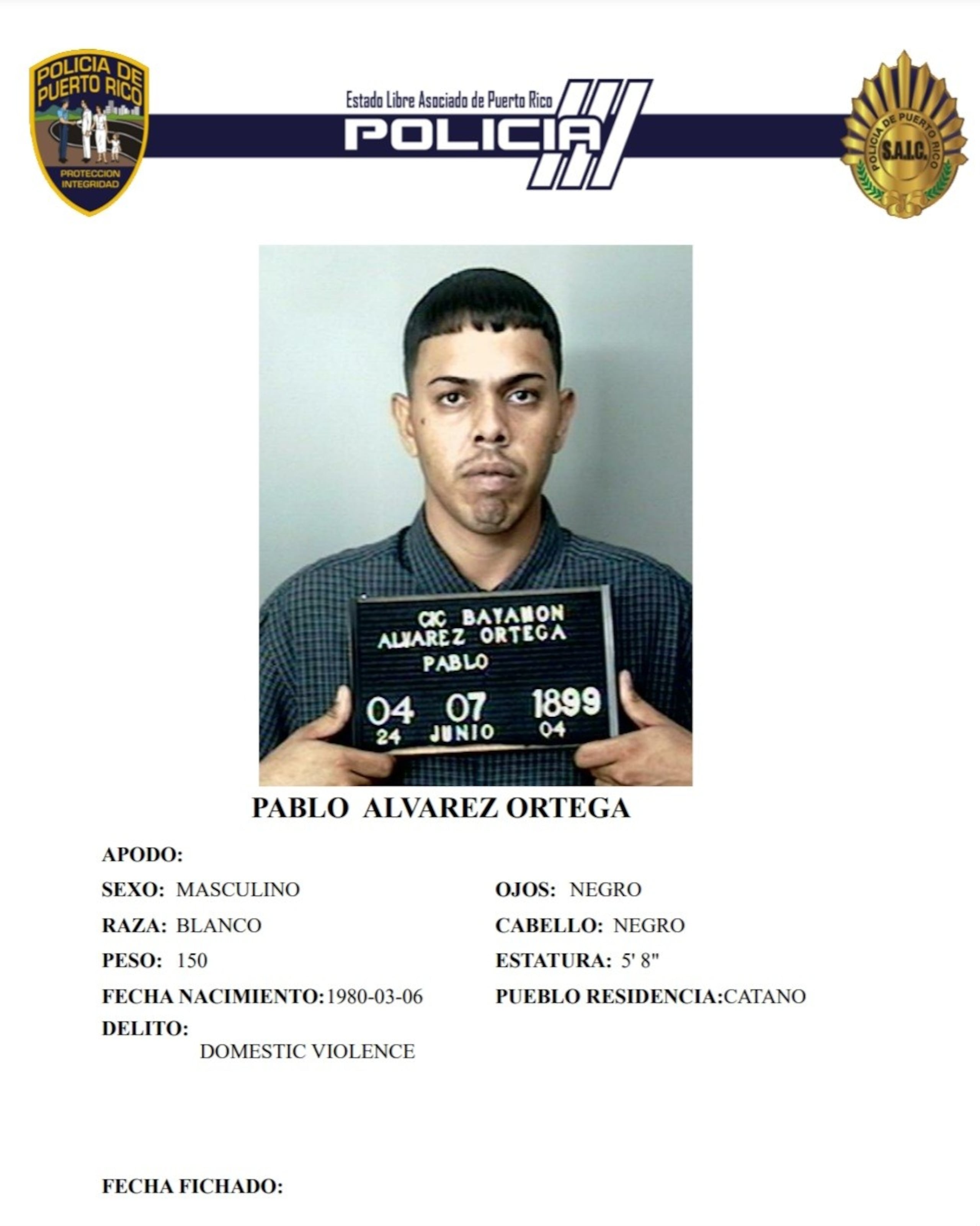 Pablo Álvarez Ortega, fue asesinado por gatilleros en Dorado, mientras salía del "baby Shower" de su hija.
