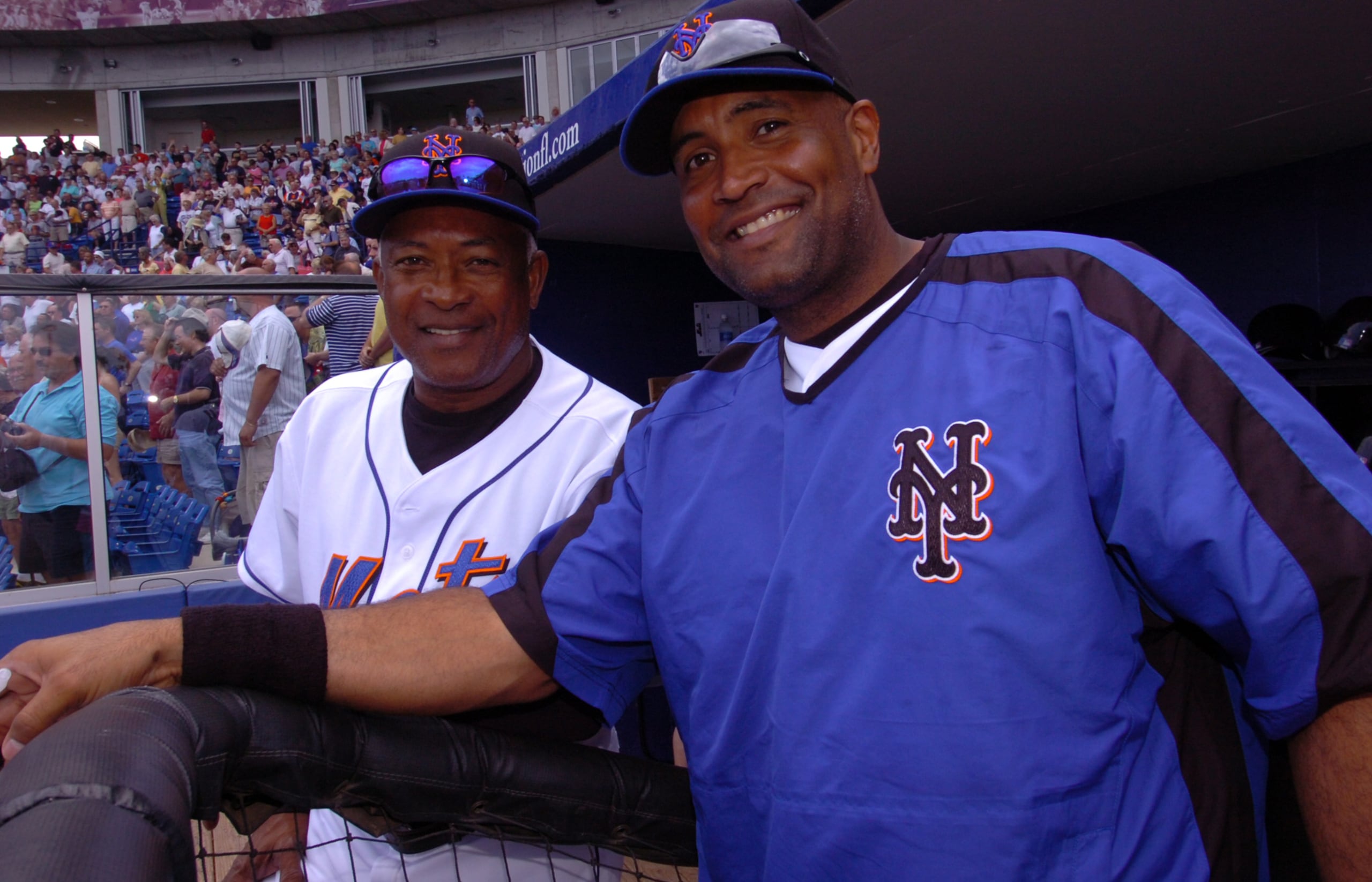 Santos Alomar, padre, y Santos Alomar, hijo, trabajaron juntos con los Mets de Nueva York. (Foto por Jose Rodriguez)