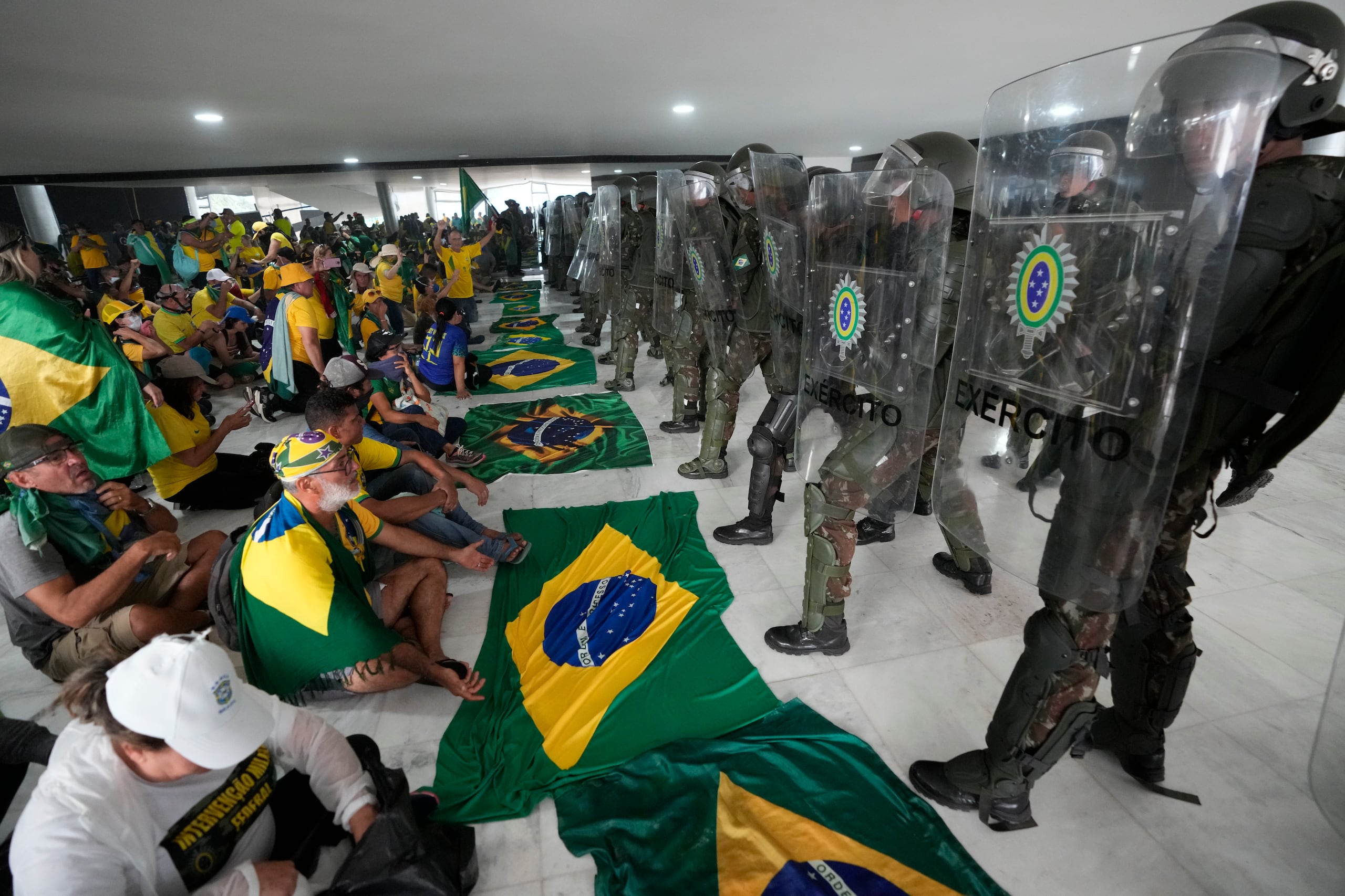 Los disturbios ocurrieron el 8 de enero de 2023, en Brasilia, Brasil.