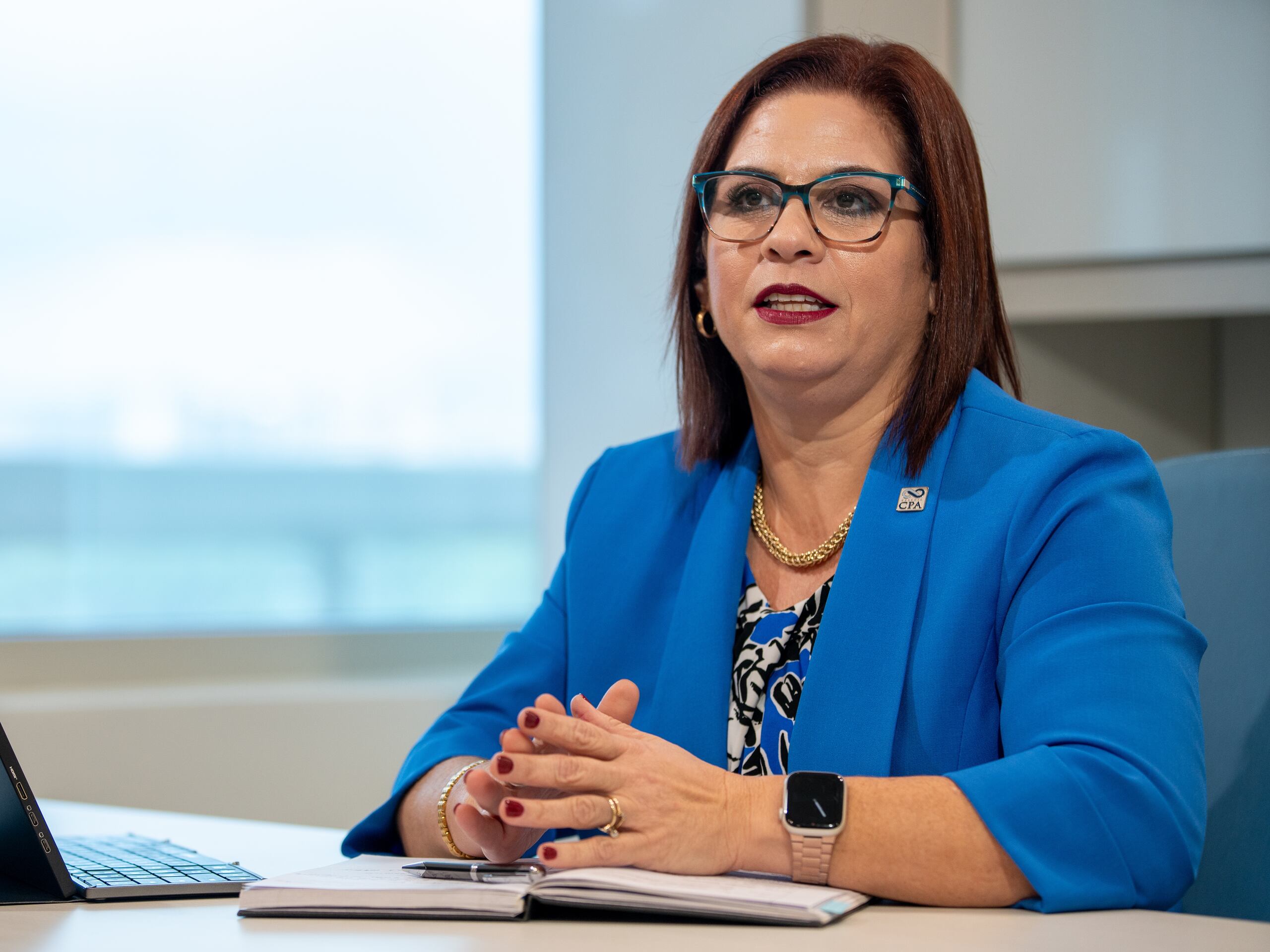 CPD Edmy Rivera Colón, presidenta del Colegio de CPA.
