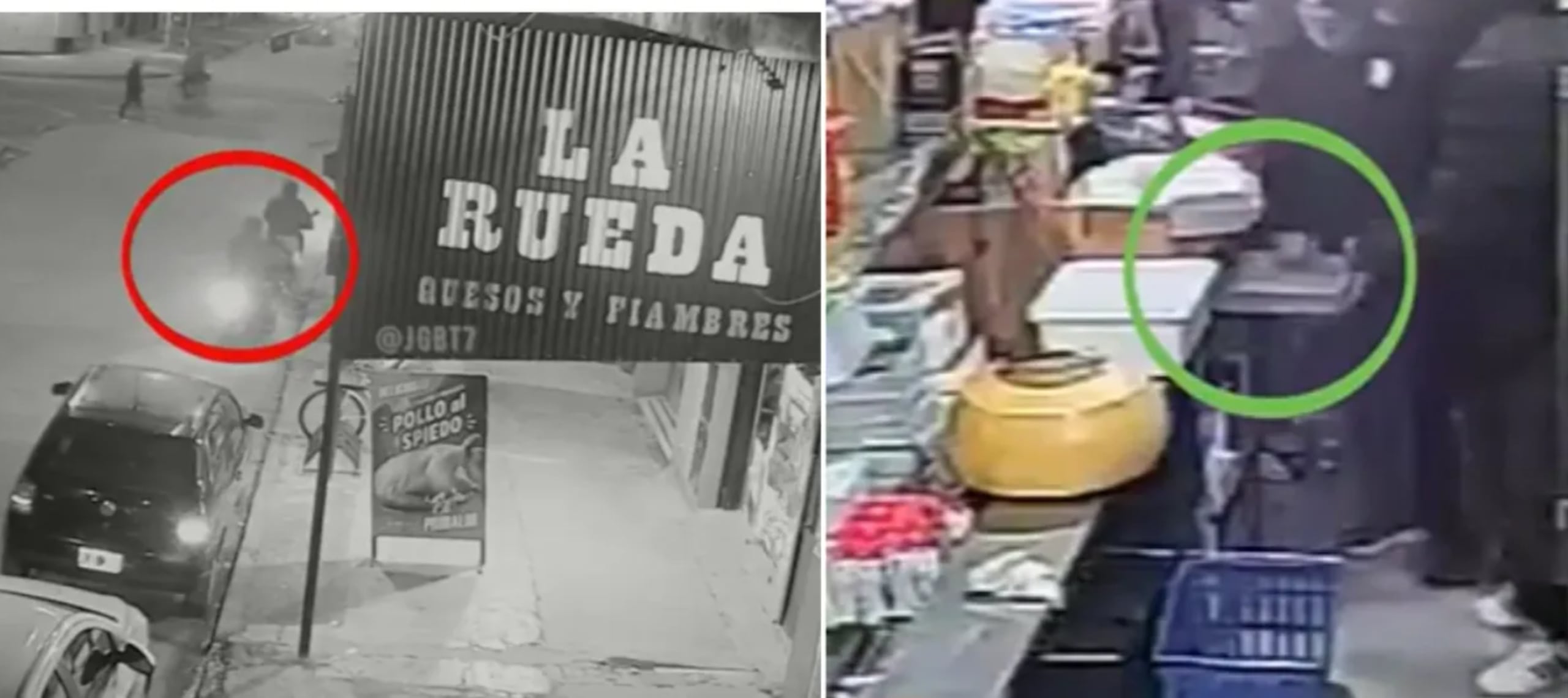 El hecho quedó captado en cámaras.