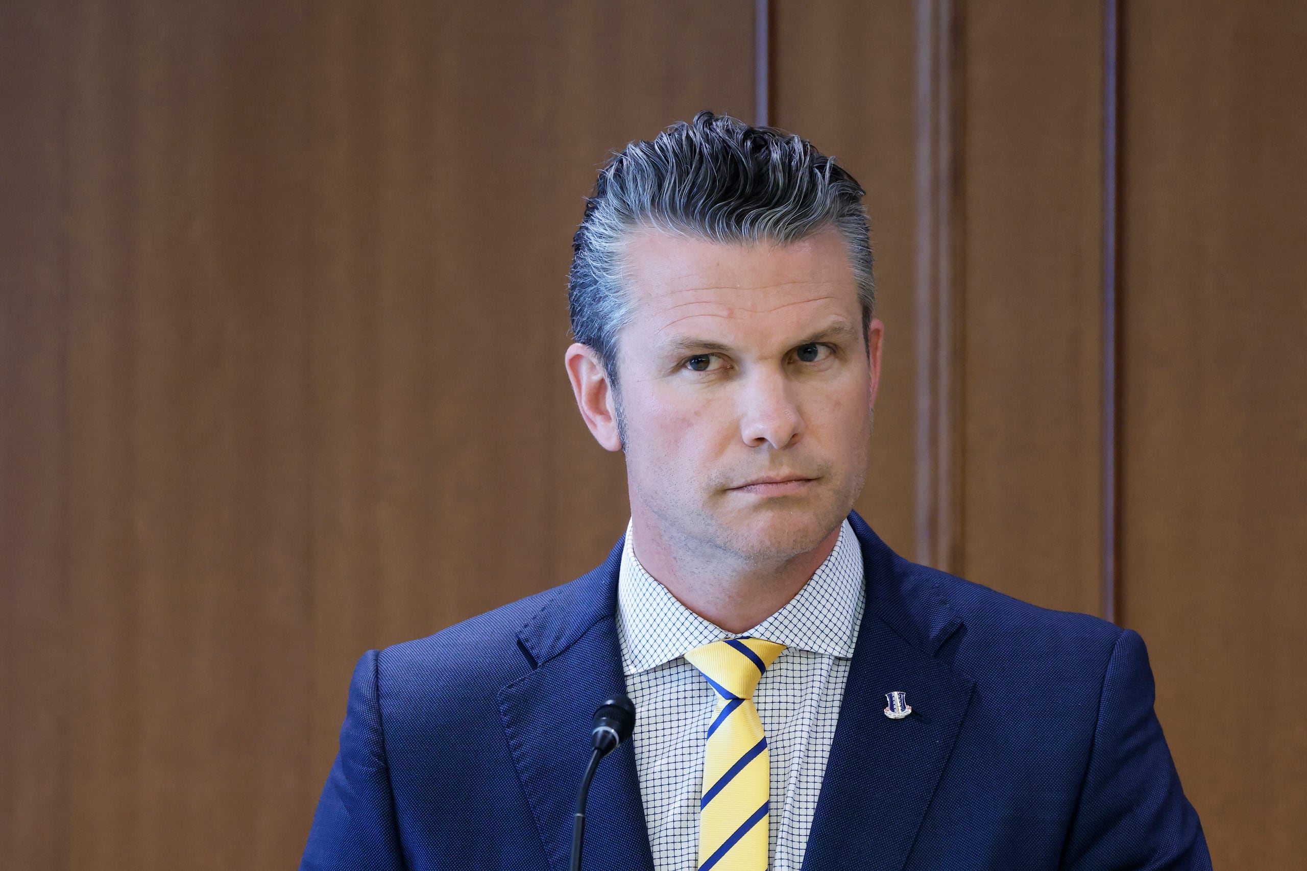 El secretario de defensa estadounidense, Pete Hegseth.