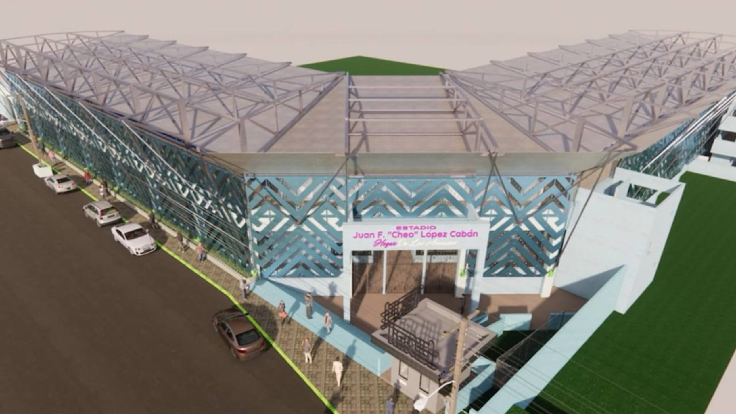 Diseño de la remodelación del Estadio Juan “Cheo” López.