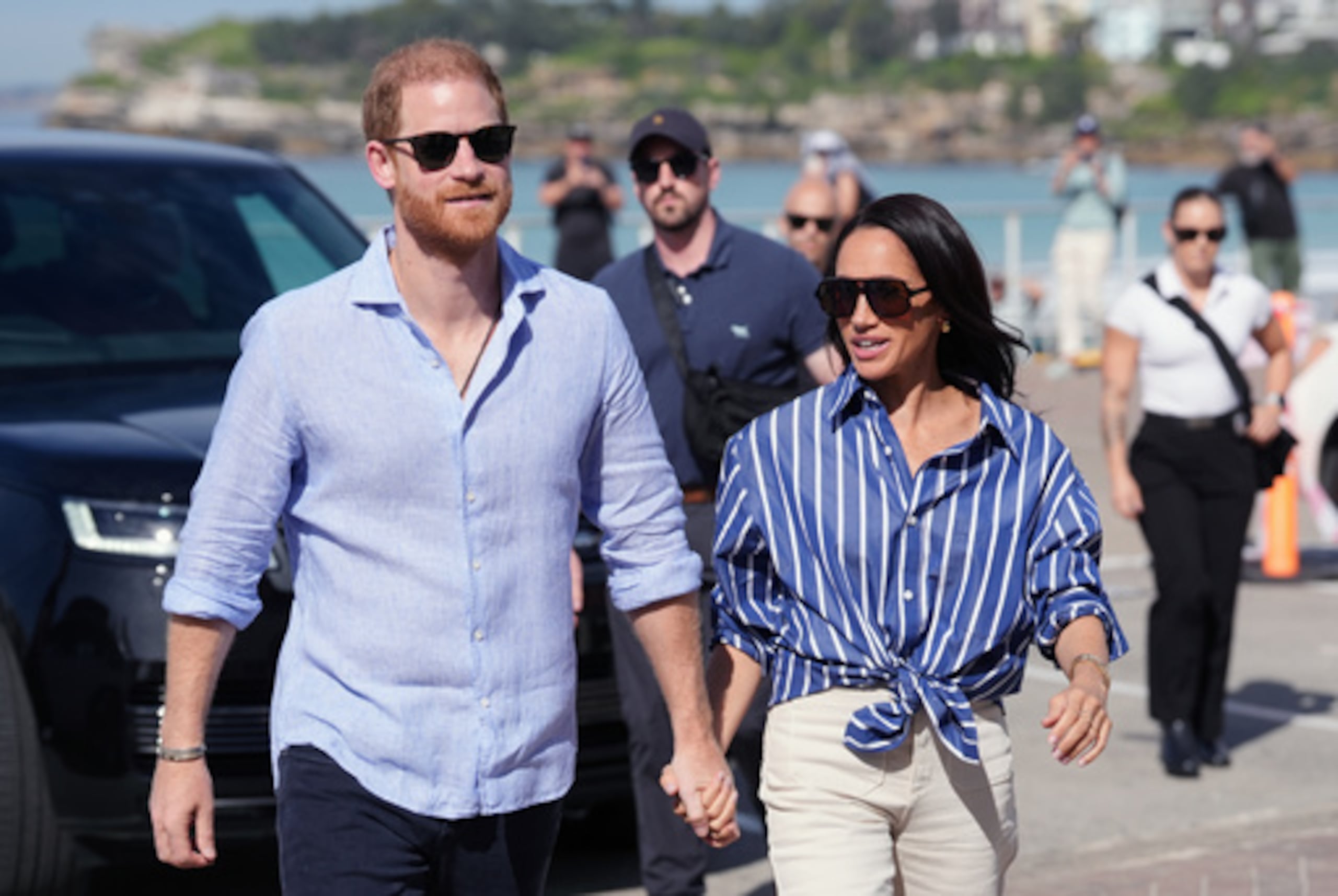 El príncipe Harry y Meghan, duque y duquesa de Sussex. (Jonathan Brady/Foto de Pool vía AP, archivo)