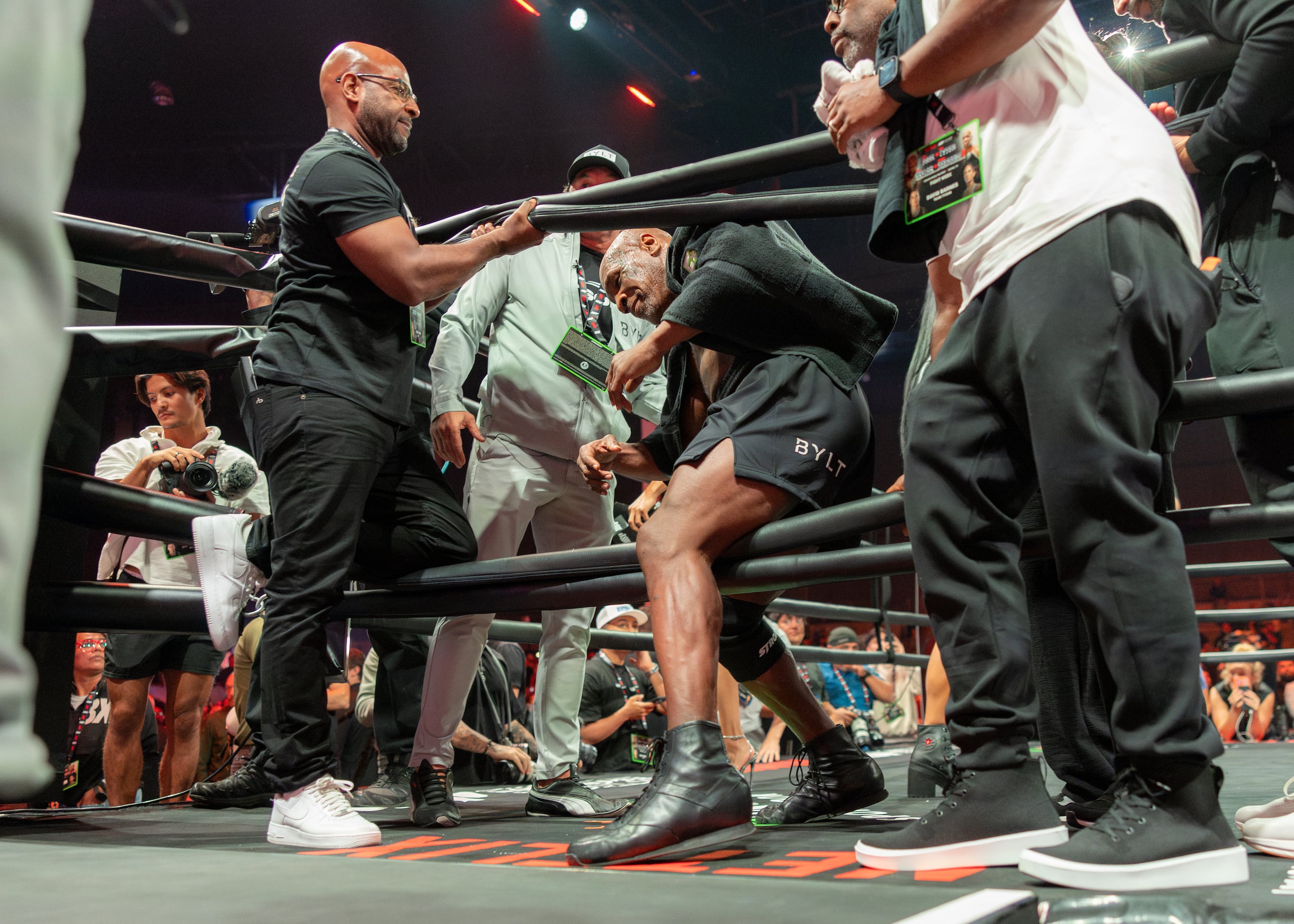 Mike Tyson no combate en una pelea oficial desde el 2005. (Esther Lin / Most Valuable Promotions)